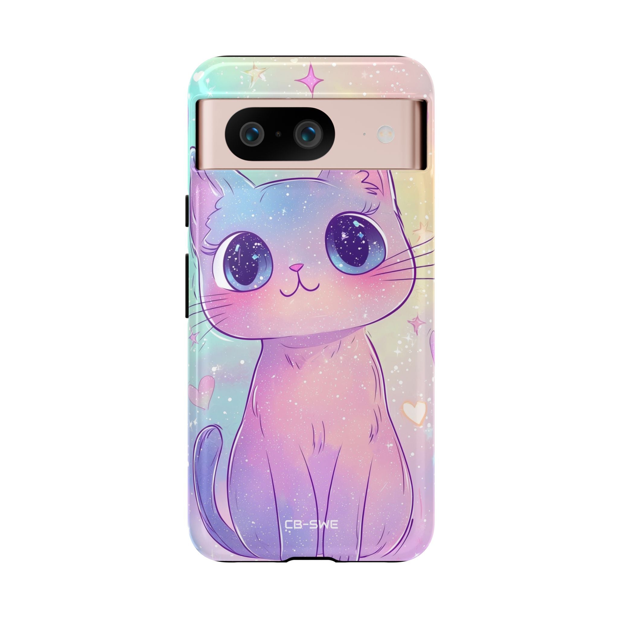 Sparkling Cat Smiles - Google Pixel Case