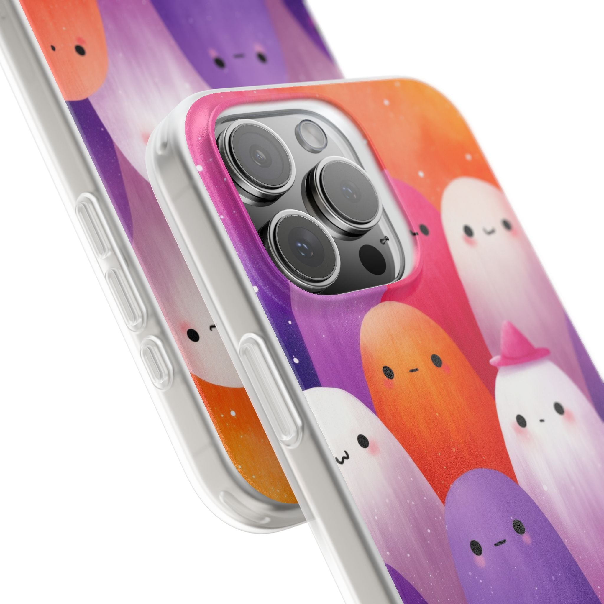 Ghostly Glow iPhone 16 Pro Max Case - Soft