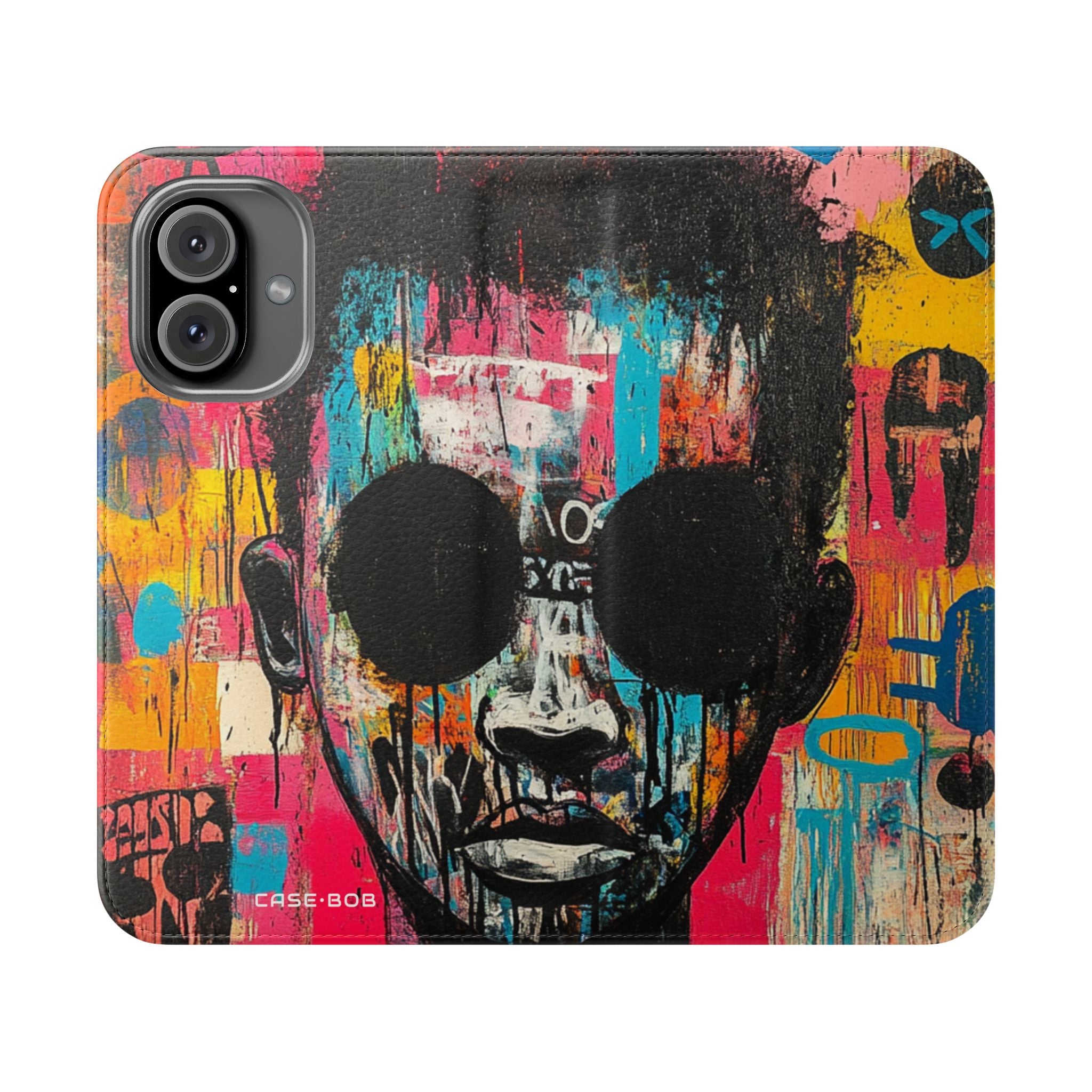 Black Orb Face - iPhone 16 Case - Wallet