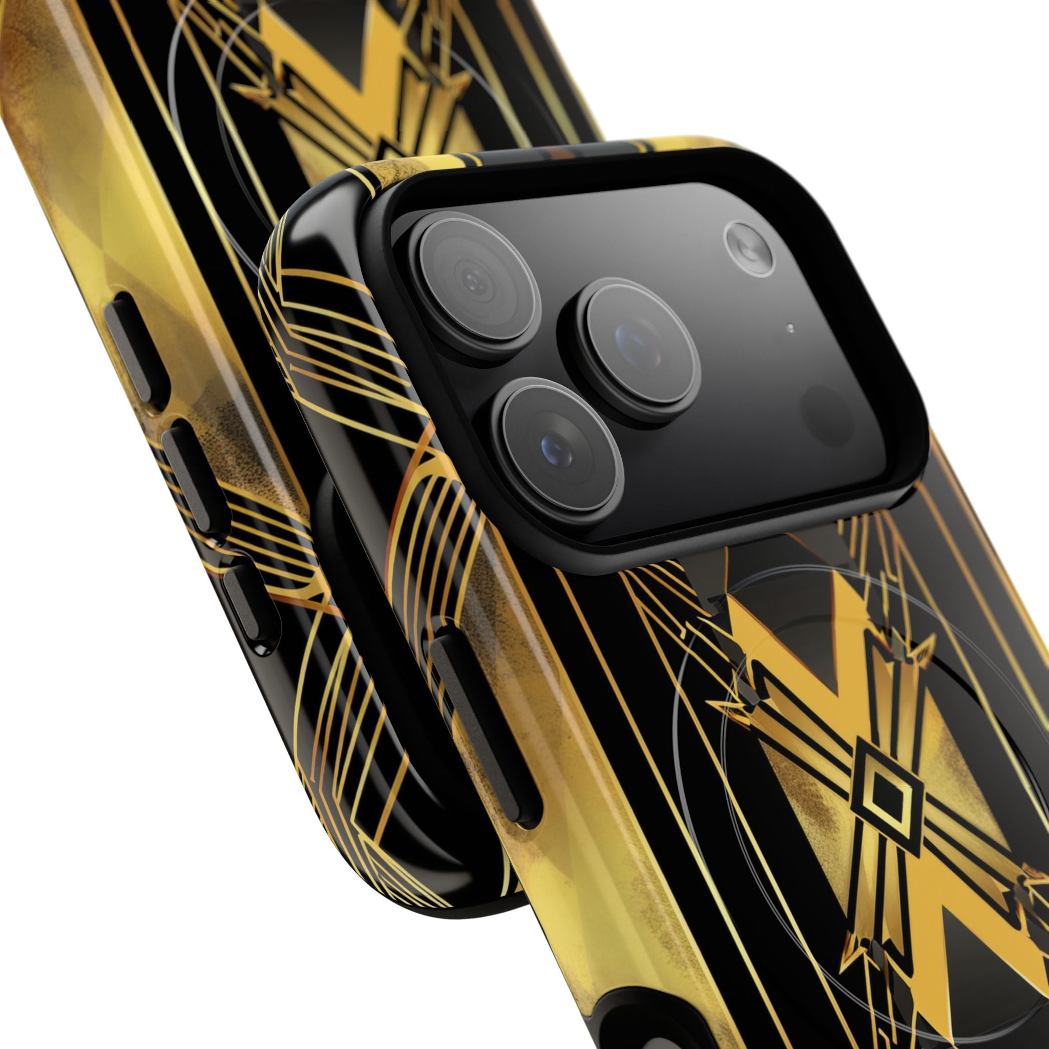 Golden Diamond Radiance iPhone 17 Pro Case - Tough+