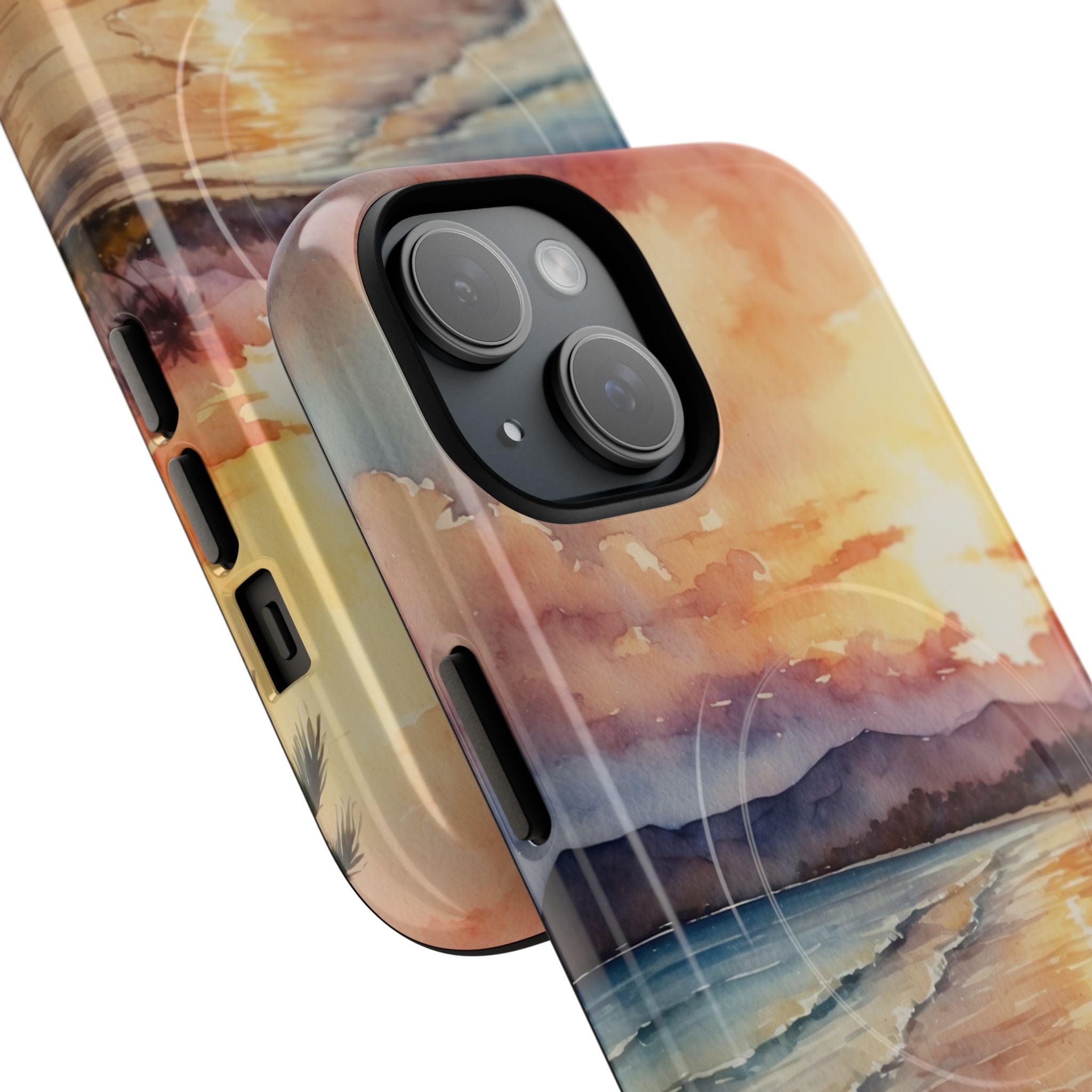 Sunset Reflection iPhone 15 Case - Tough+