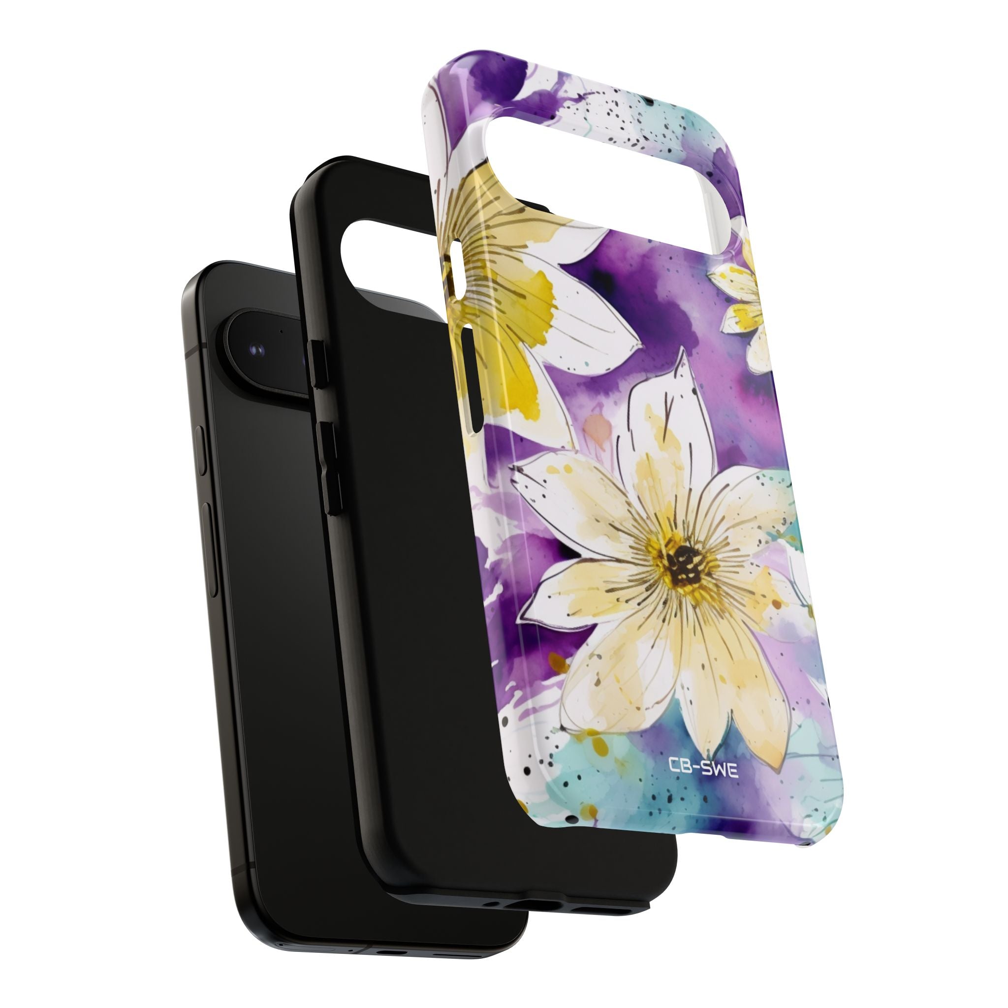 Vibrant Watercolor Flowers - Google Pixel Case