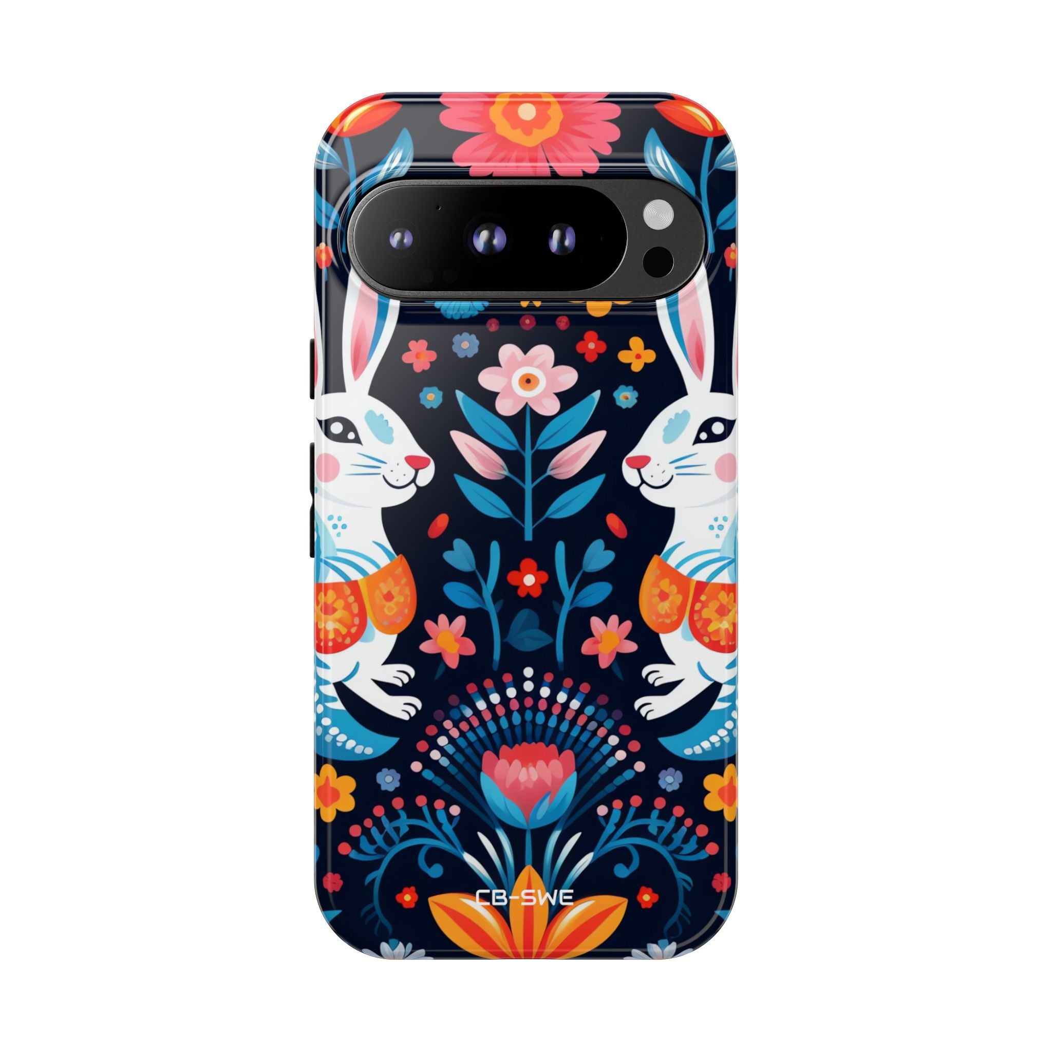 Bunnies Hop Flowers - Google Pixel Case
