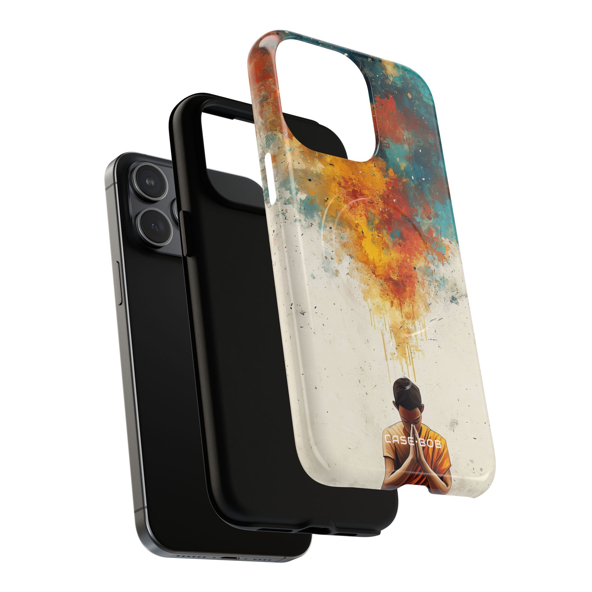 Meditative Glow iPhone 15 Pro Max Case - Tough+