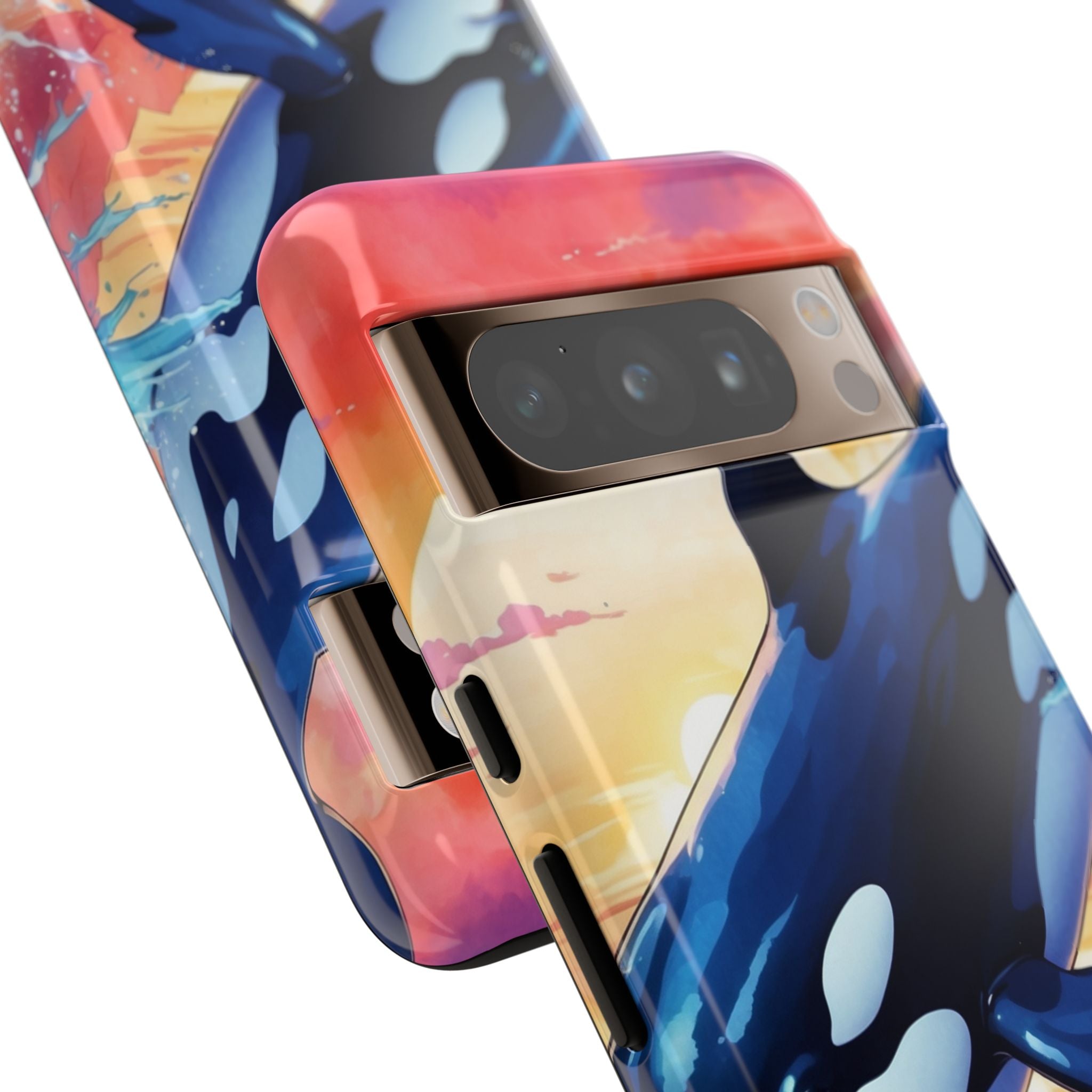 Orca Leaps Joyfully - Google Pixel Case