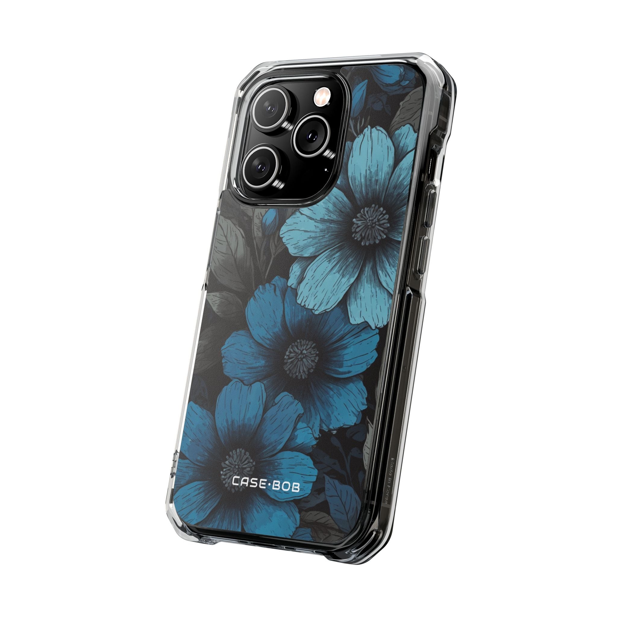 Blue Petal Radiance iPhone 14 Pro Case - Impact