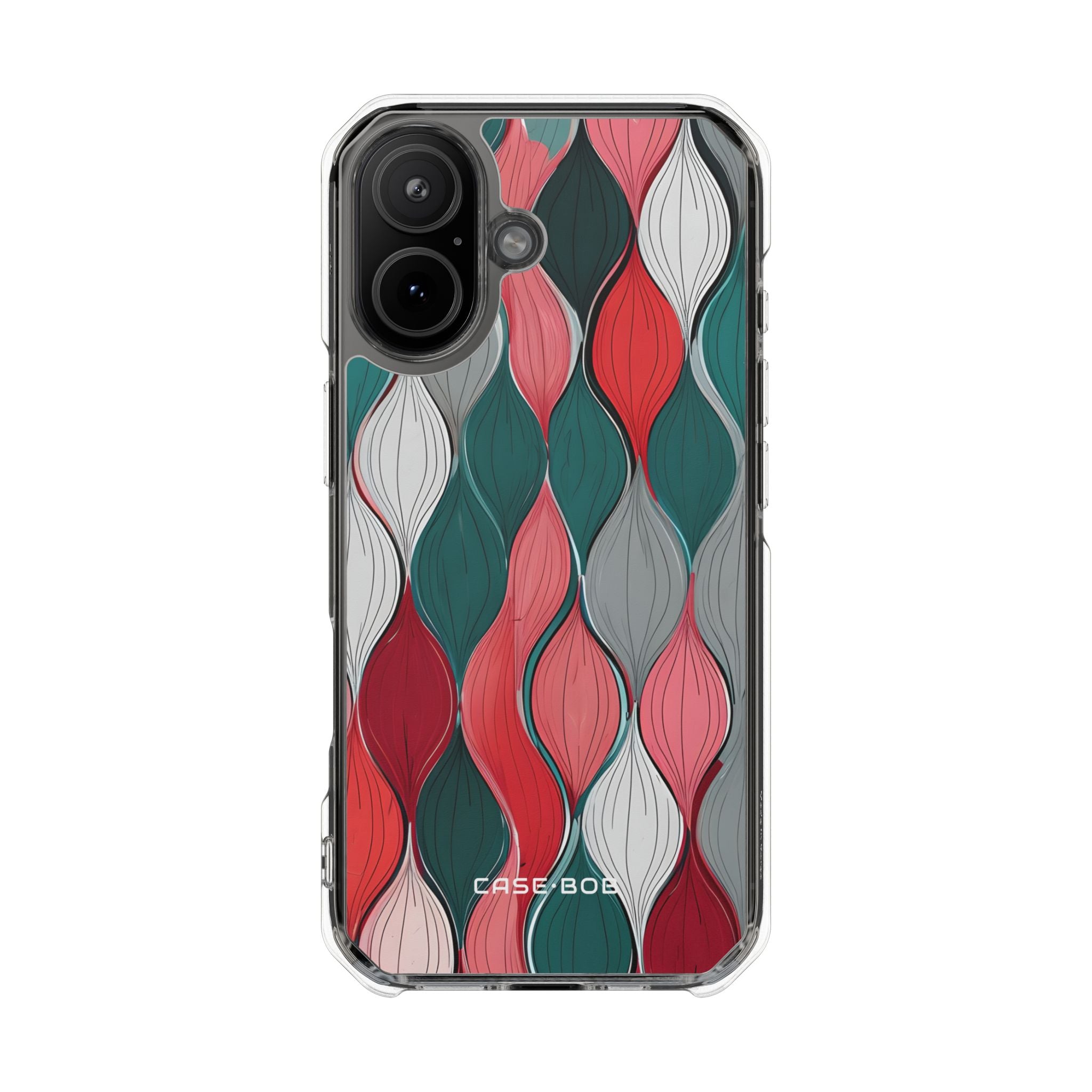 Leaf Veil Teal iPhone 17 Case - Impact