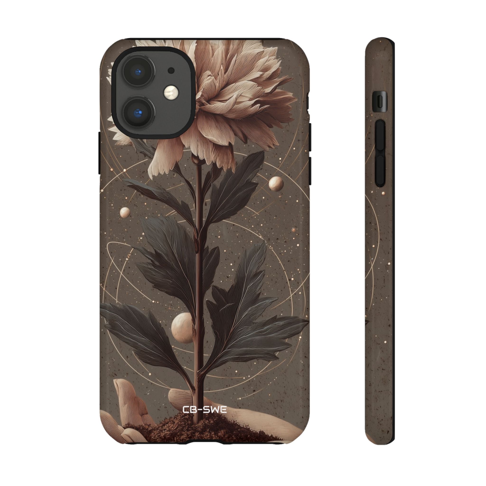 Celestial Flower Embrace - iPhone Case
