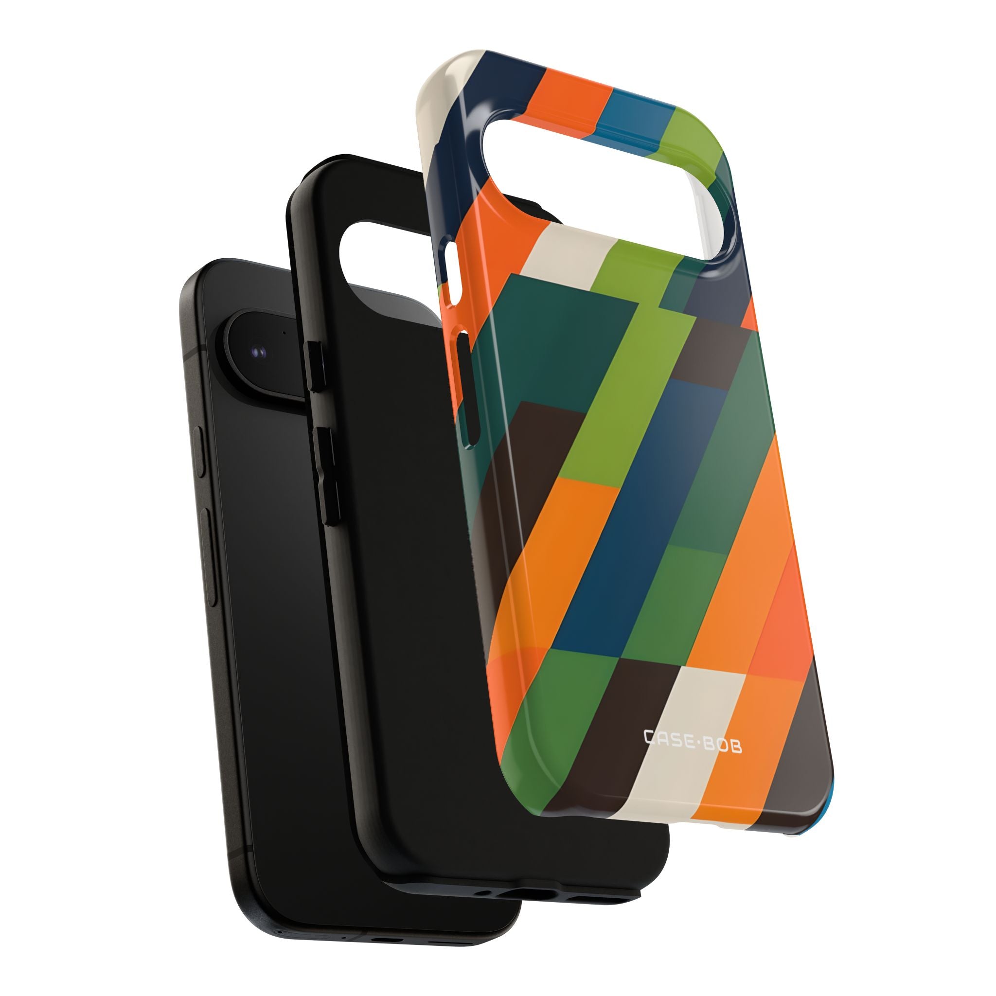 Diagonal Blaze Google Pixel 9 Case - Tough