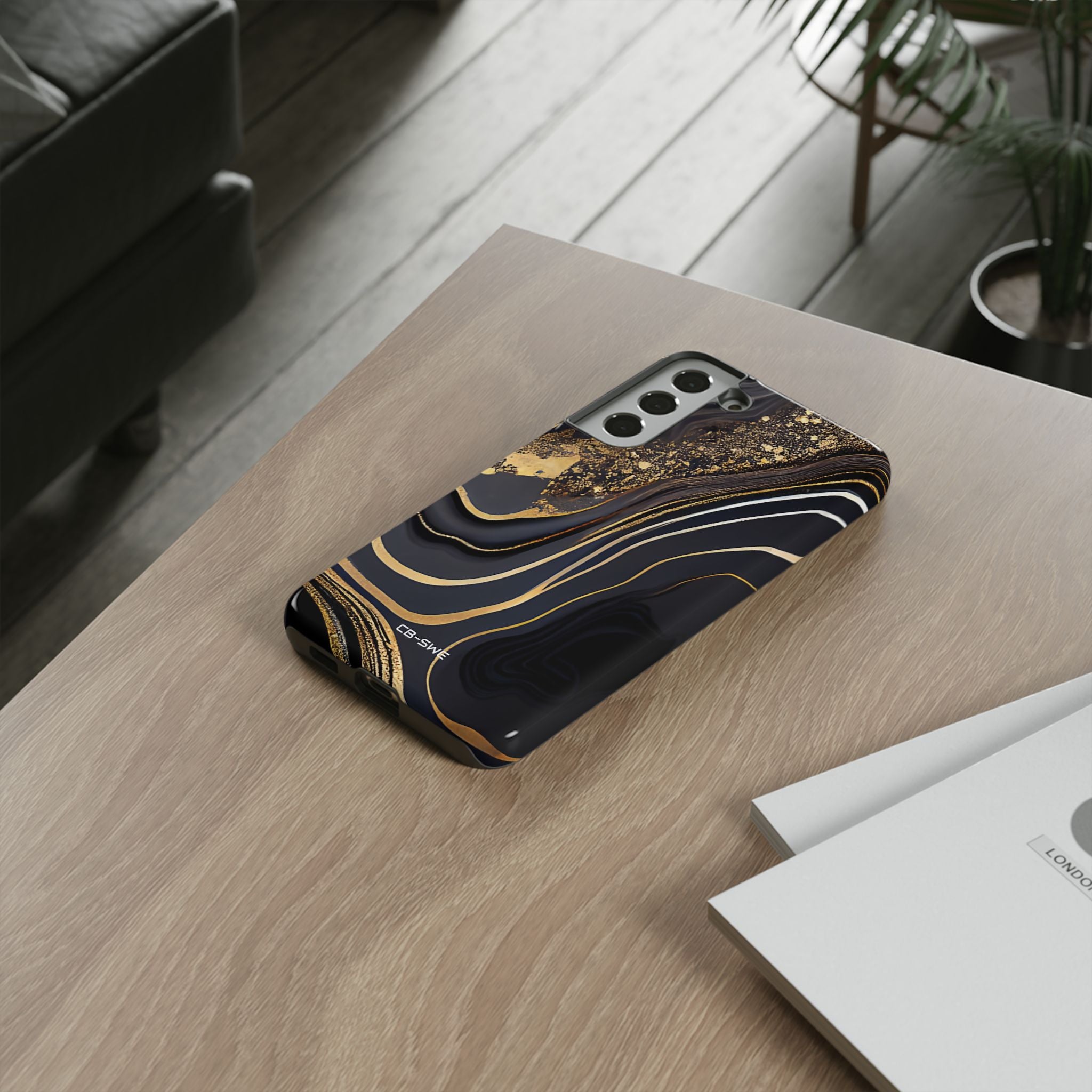 Elegant Gold Streams - Samsung Case