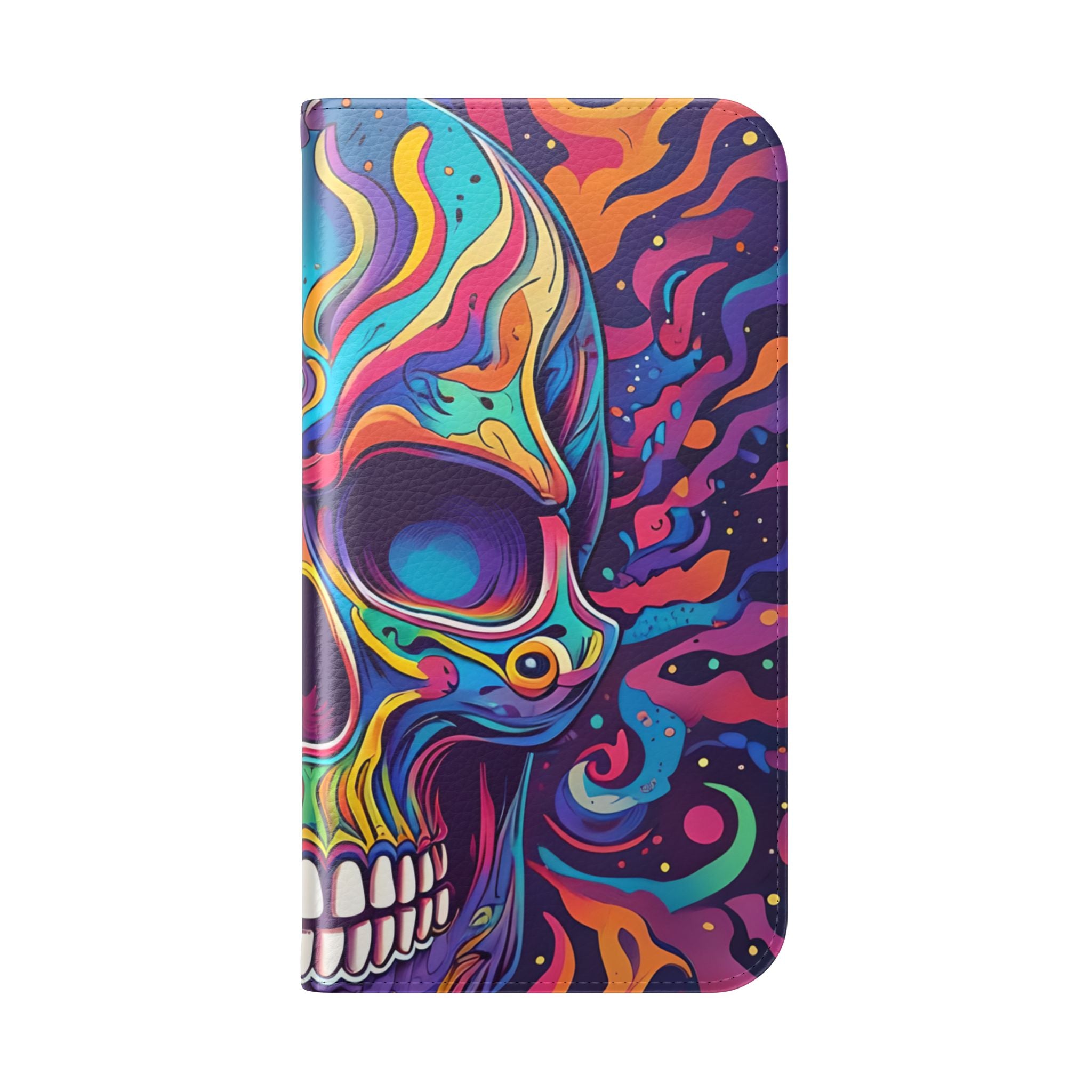 Psychedelic Skull - iPhone 16 Pro Case - Wallet