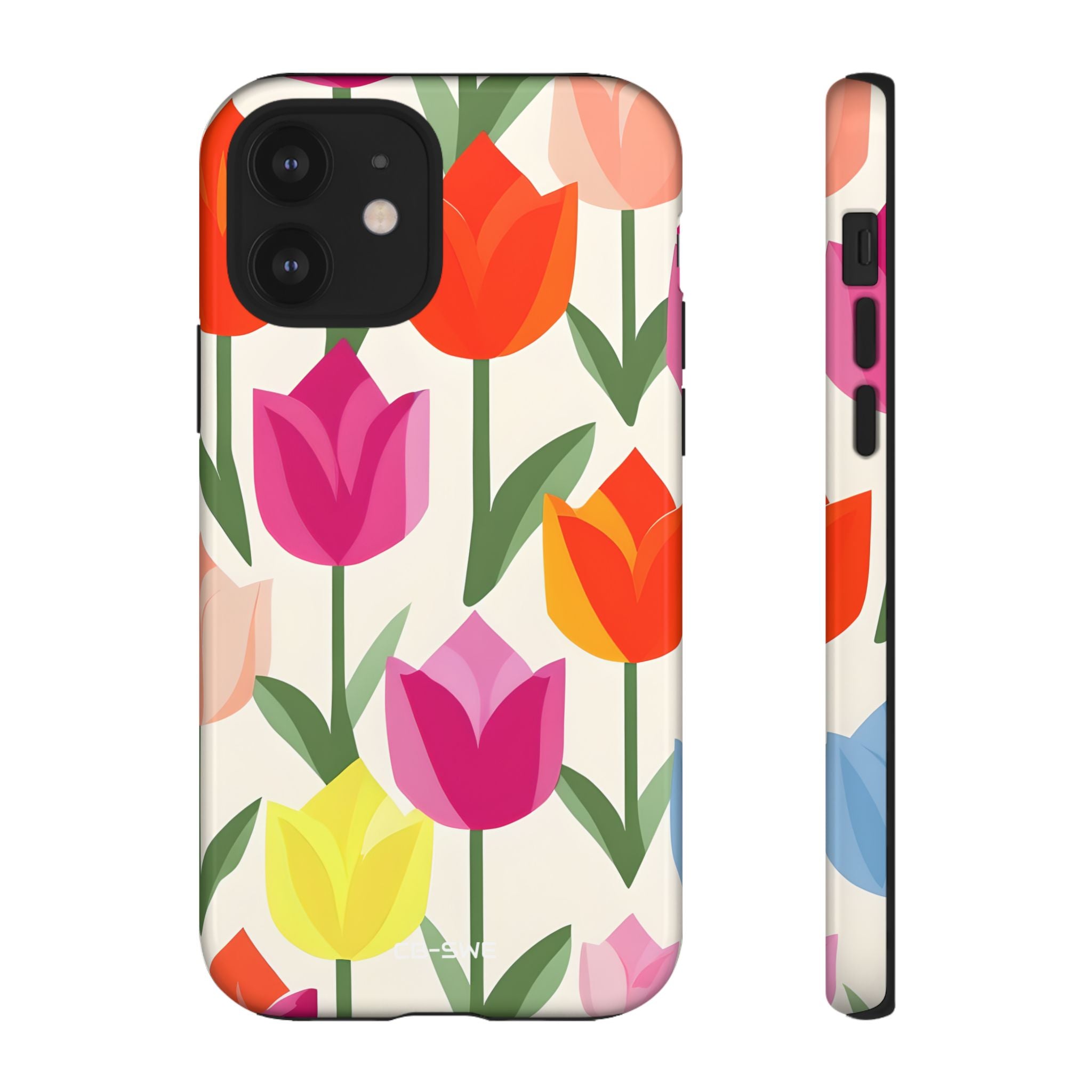 Vibrant Tulip Array - iPhone Case