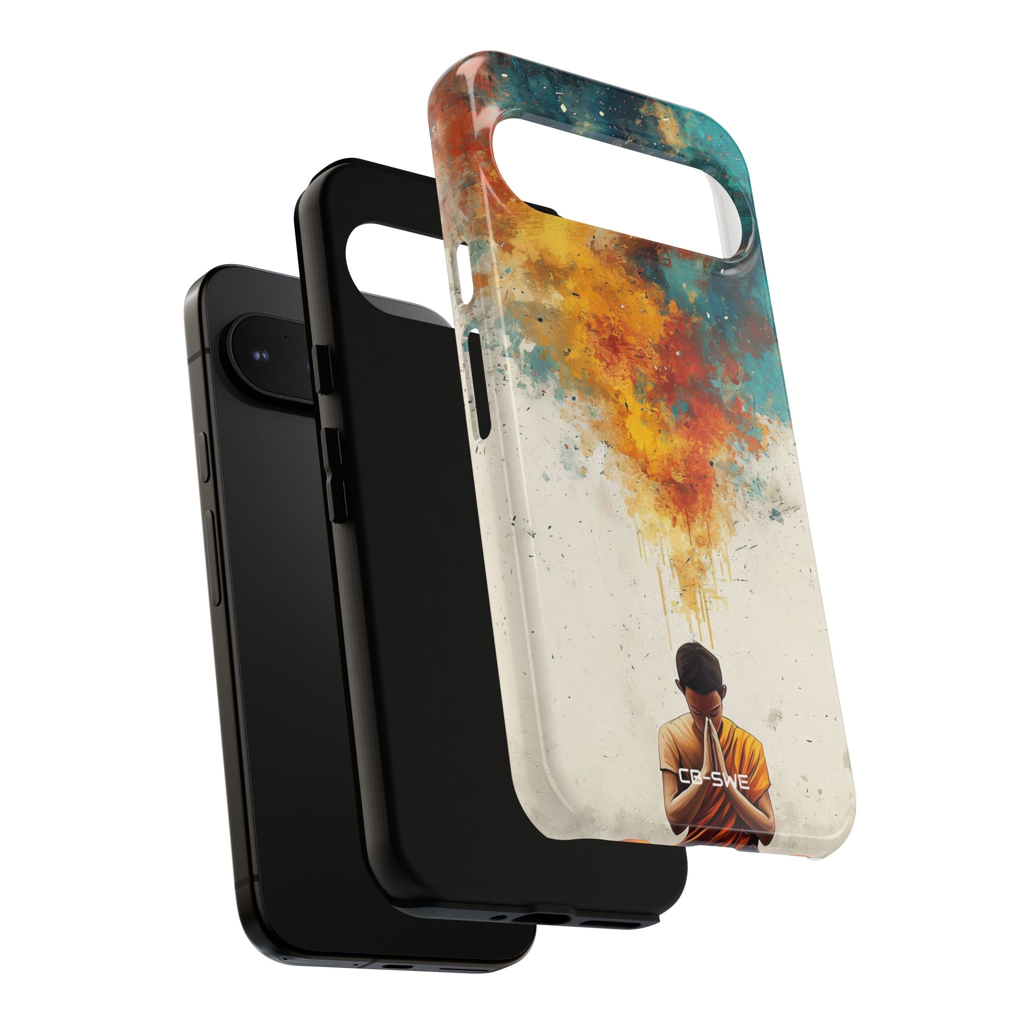 Monk Embracing Enlightenment - Google Pixel Case
