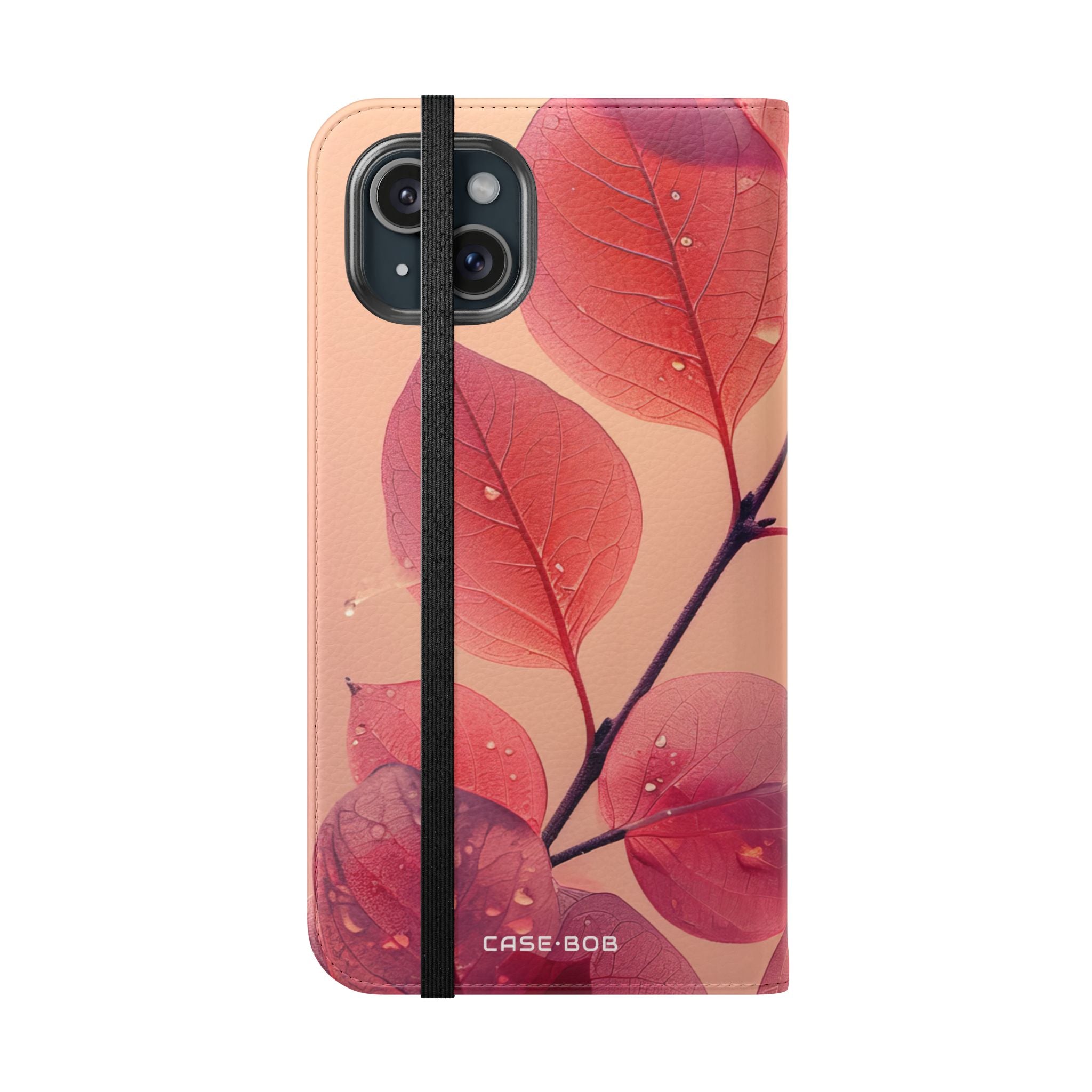 Häivytetyt lehdet - iPhone 15 Plus -kotelo - lompakko