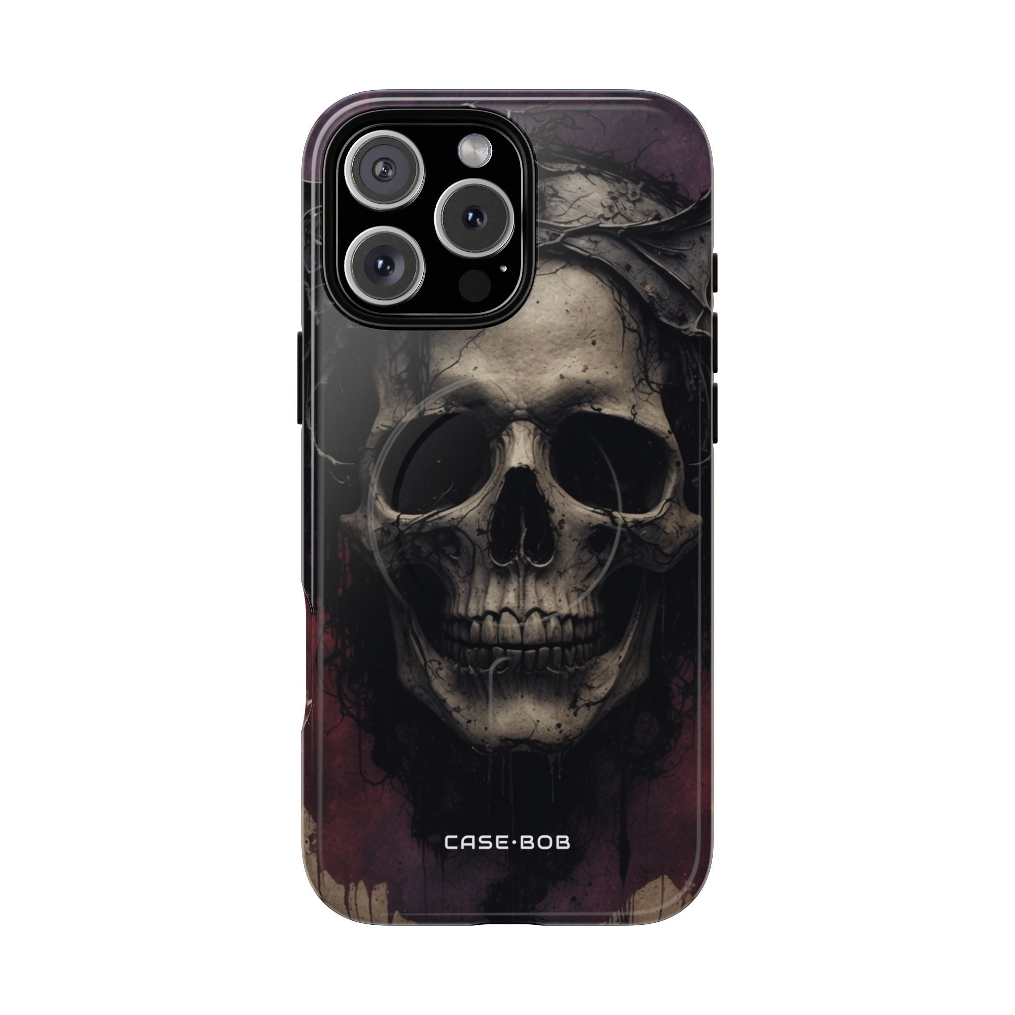 Gothic Skull Crown iPhone 16 Pro Max Case - Tough+