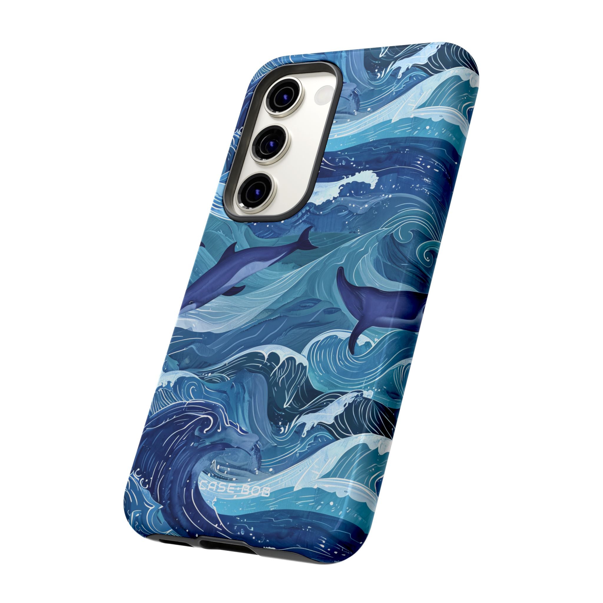 Dolphin Waves Samsung S23 Case - Tough