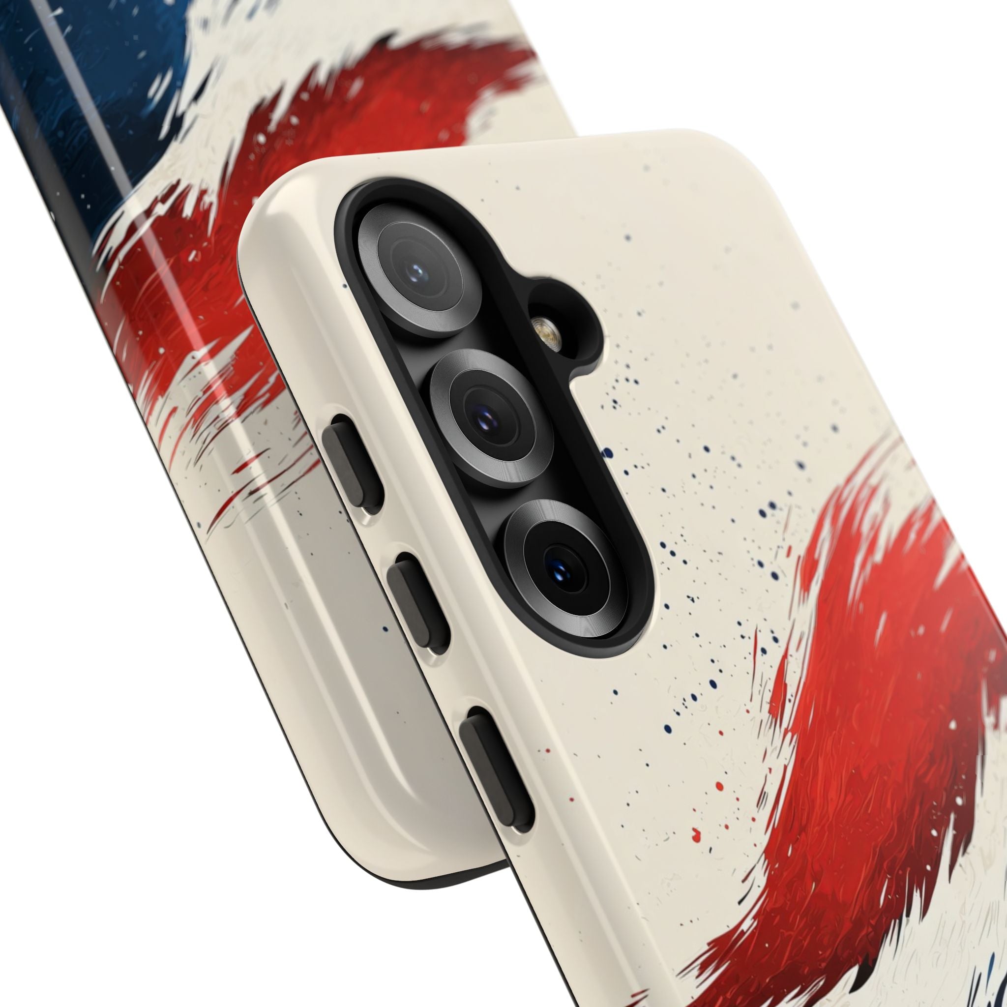 Red Surge Samsung S25 Case - Tough