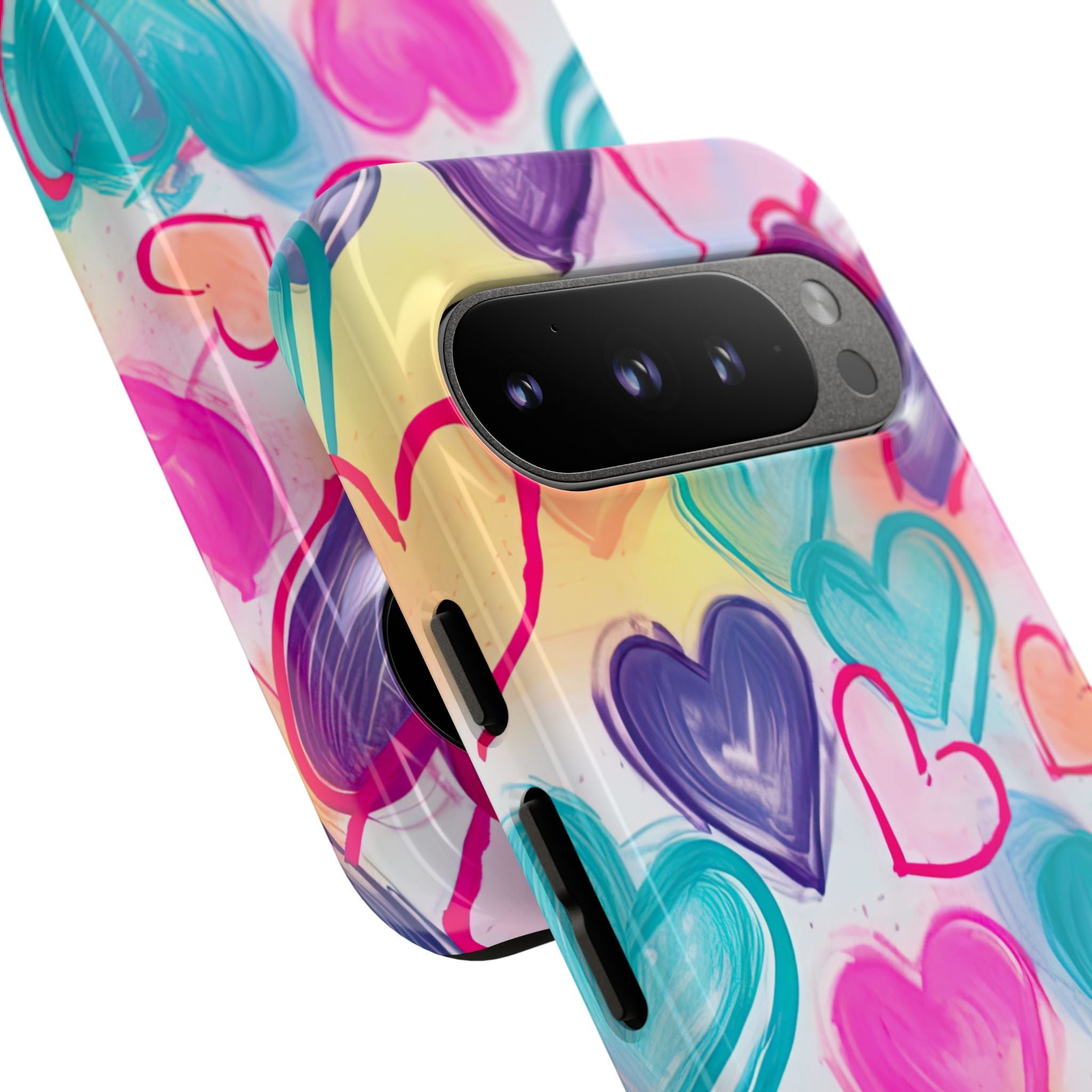 Hearts Dance Playfully - Google Pixel Case