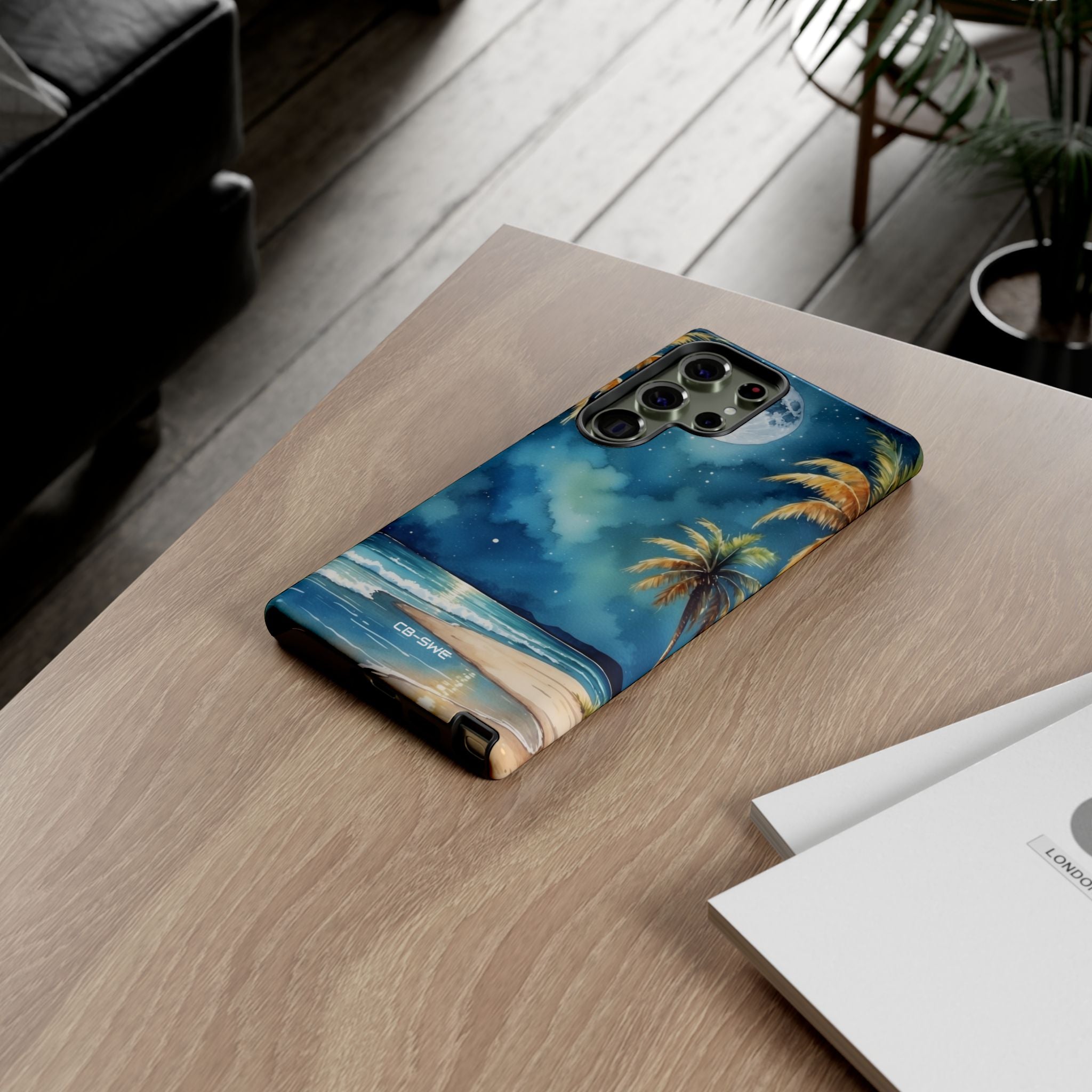 Moonlight Kisses Waves - Samsung Case