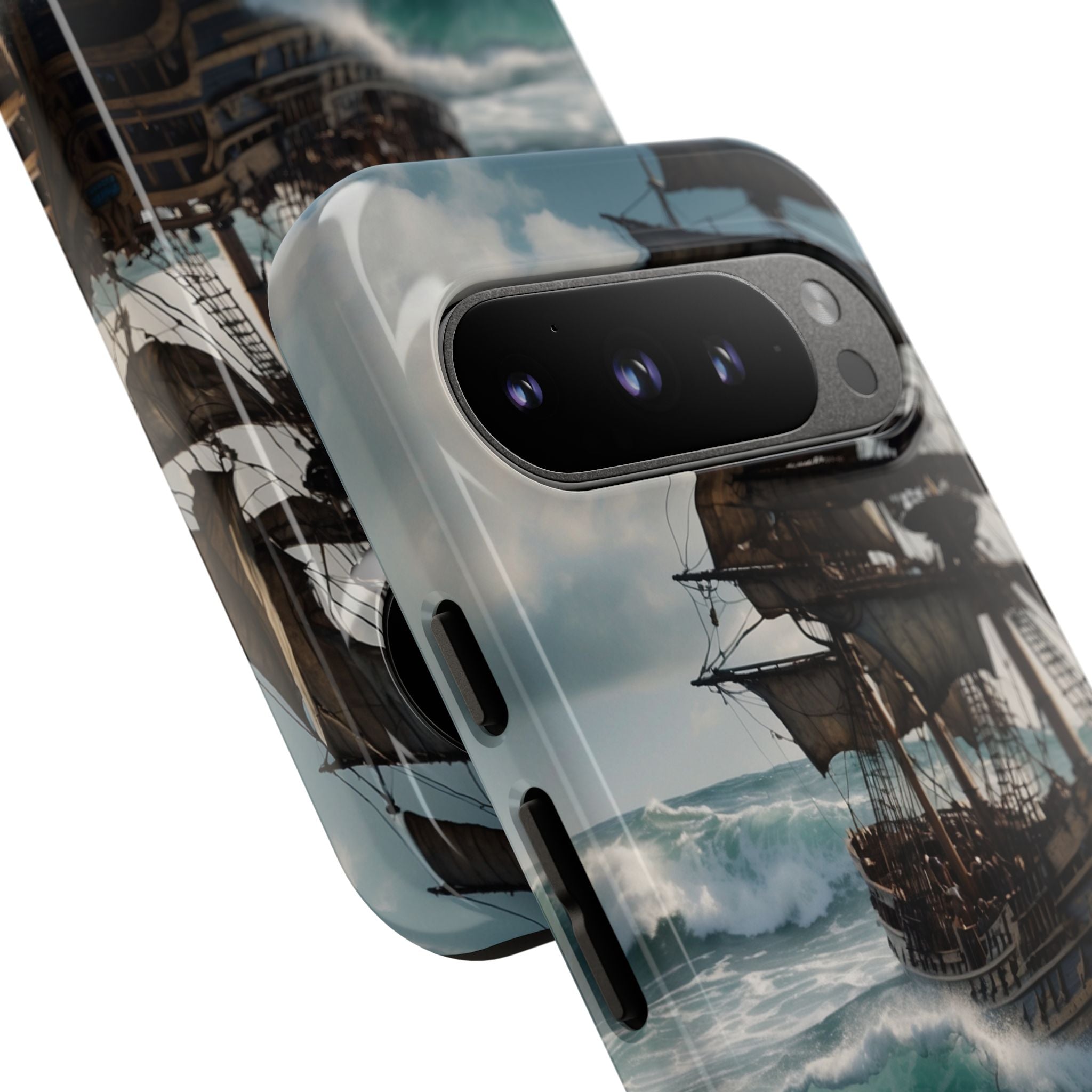 Ship Faces Waves - Google Pixel Case