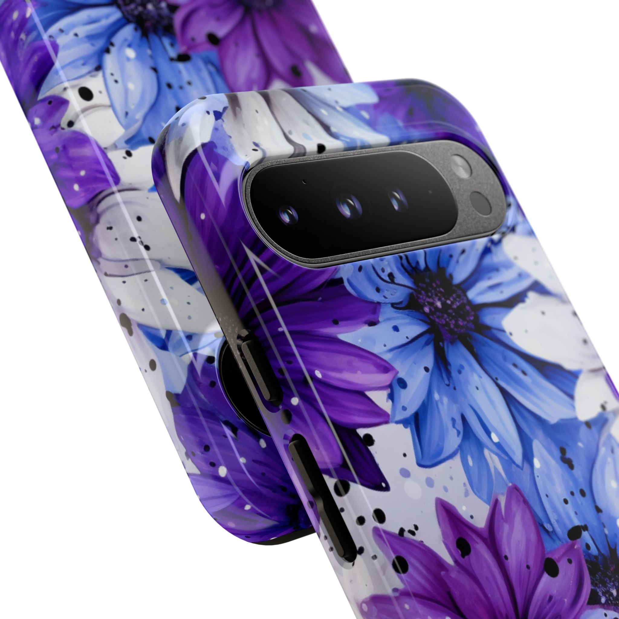 Vivid Splattered Blooms - Google Pixel Case