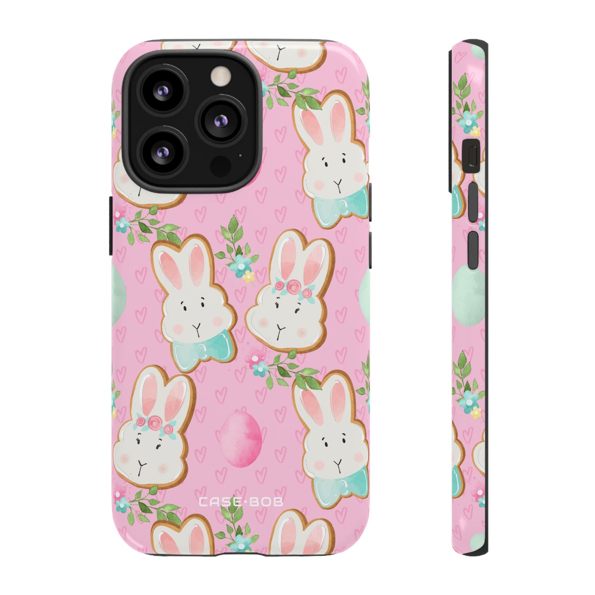Bunny Blossom iPhone 13 Pro Case - Tough
