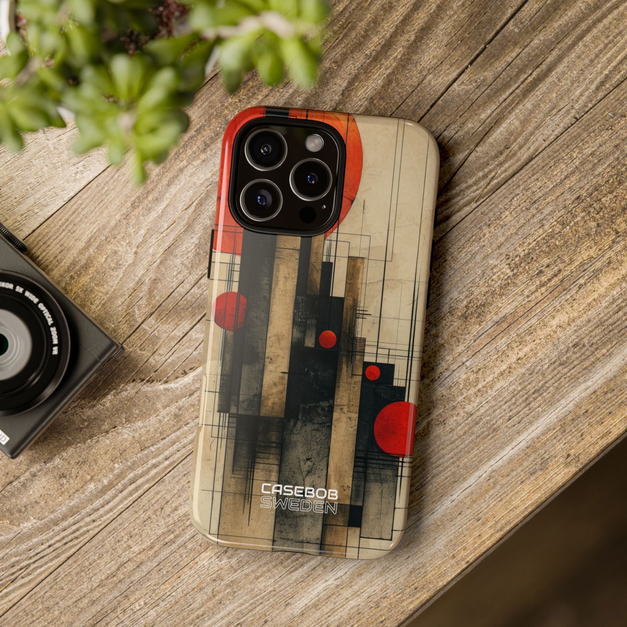 Geometric Cityscape Essence iPhone 16 - Tough