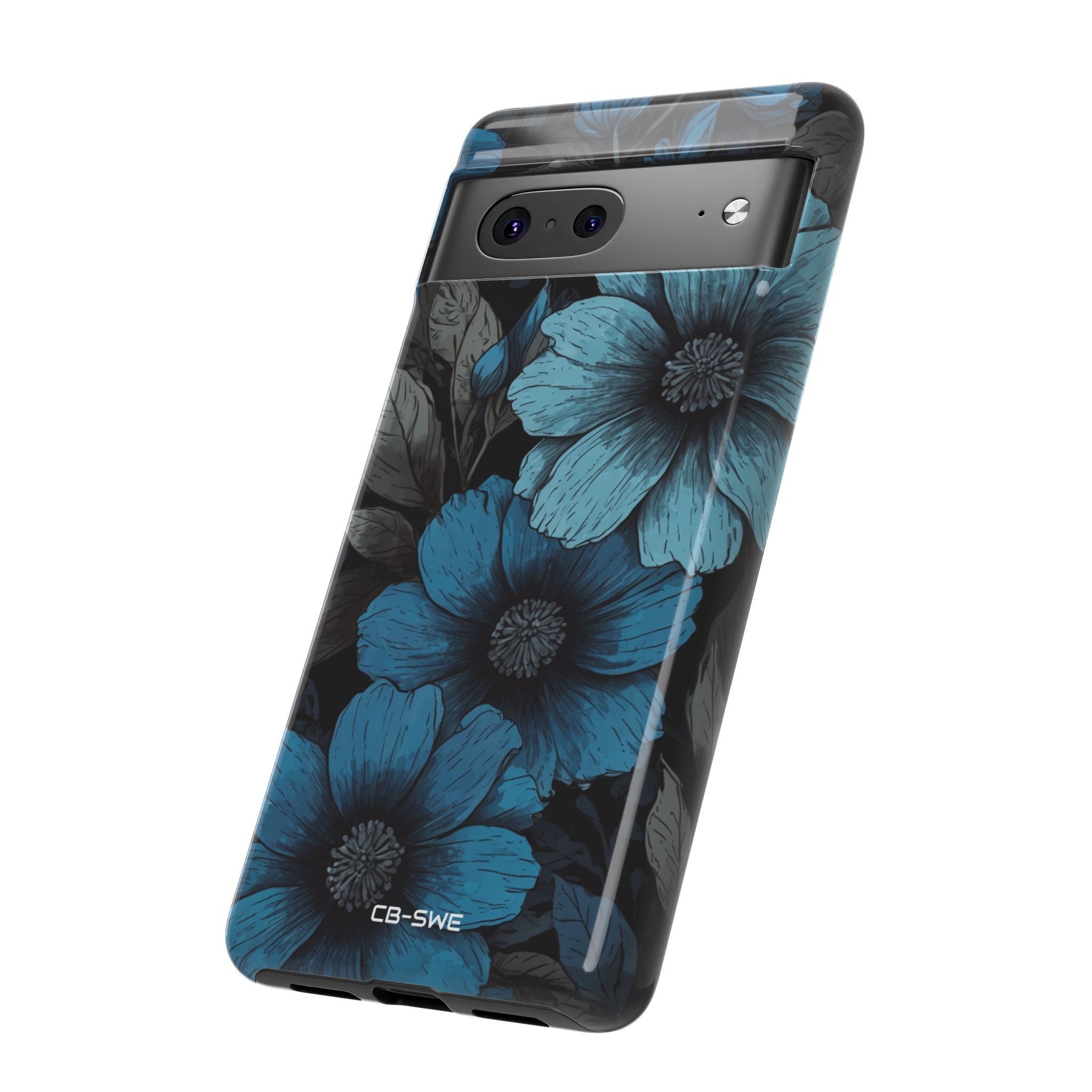 Blue Blooms Shine - Google Pixel Case