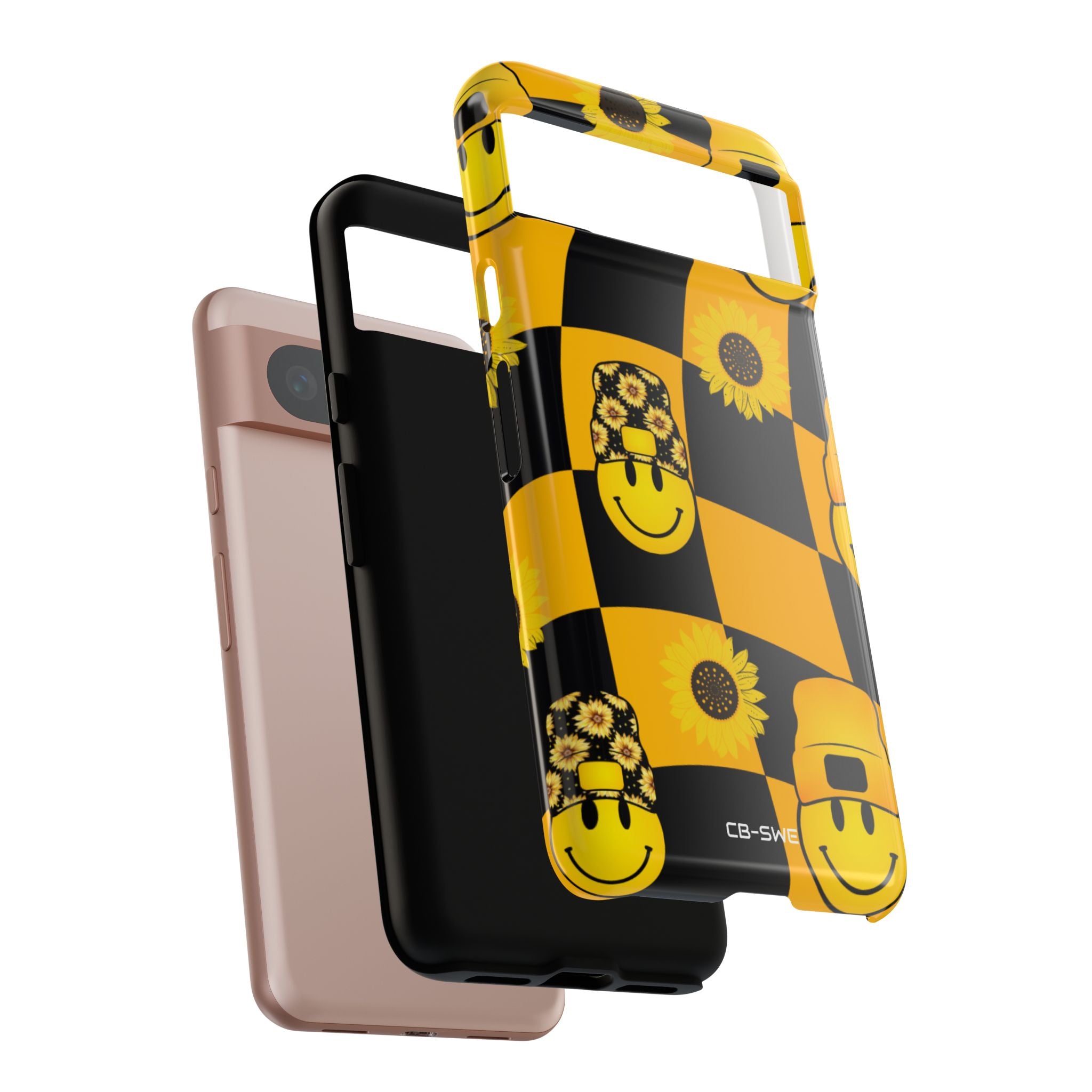 Joyful Checkered Smiles - Google Pixel Case