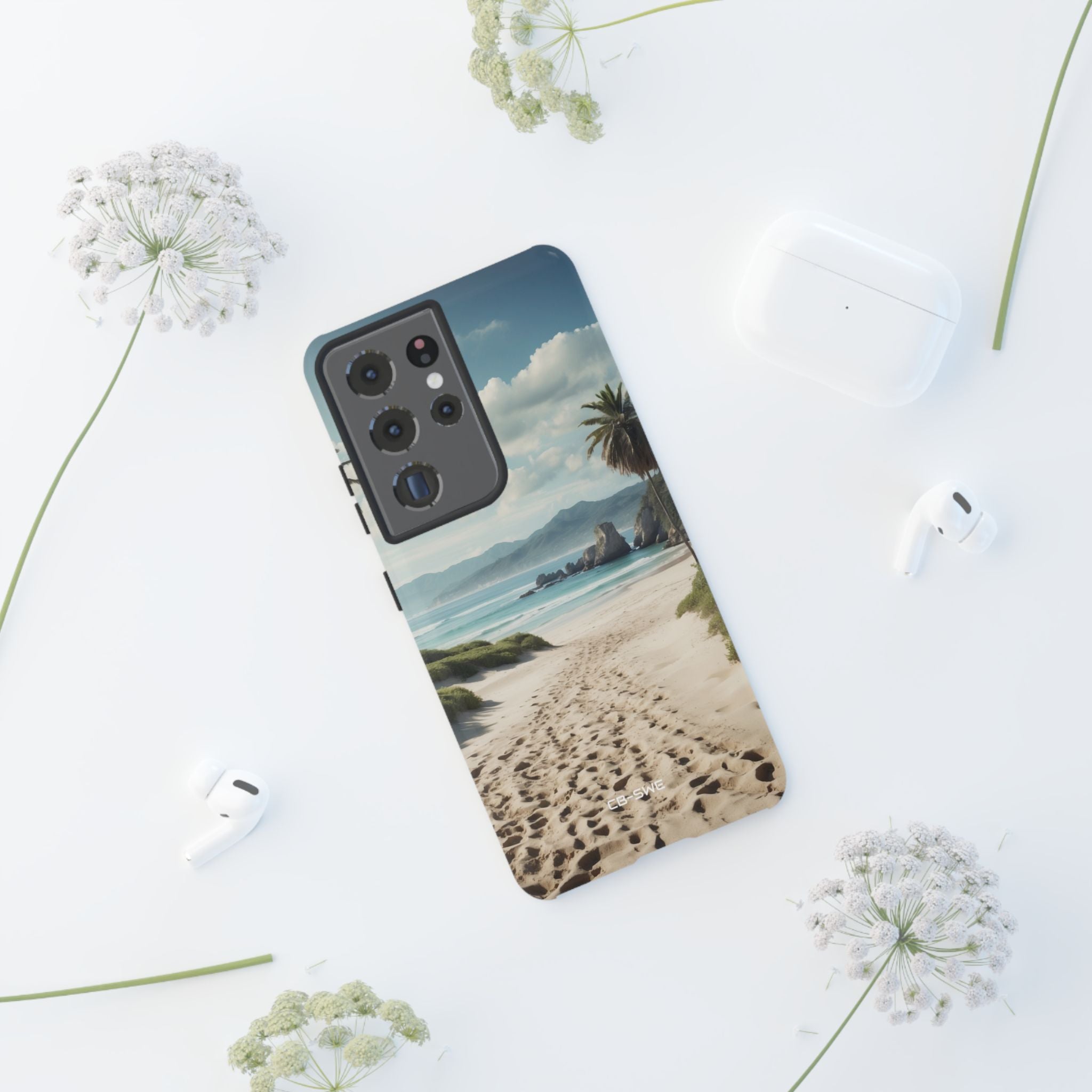 Footprints Trace Sand - Samsung Case