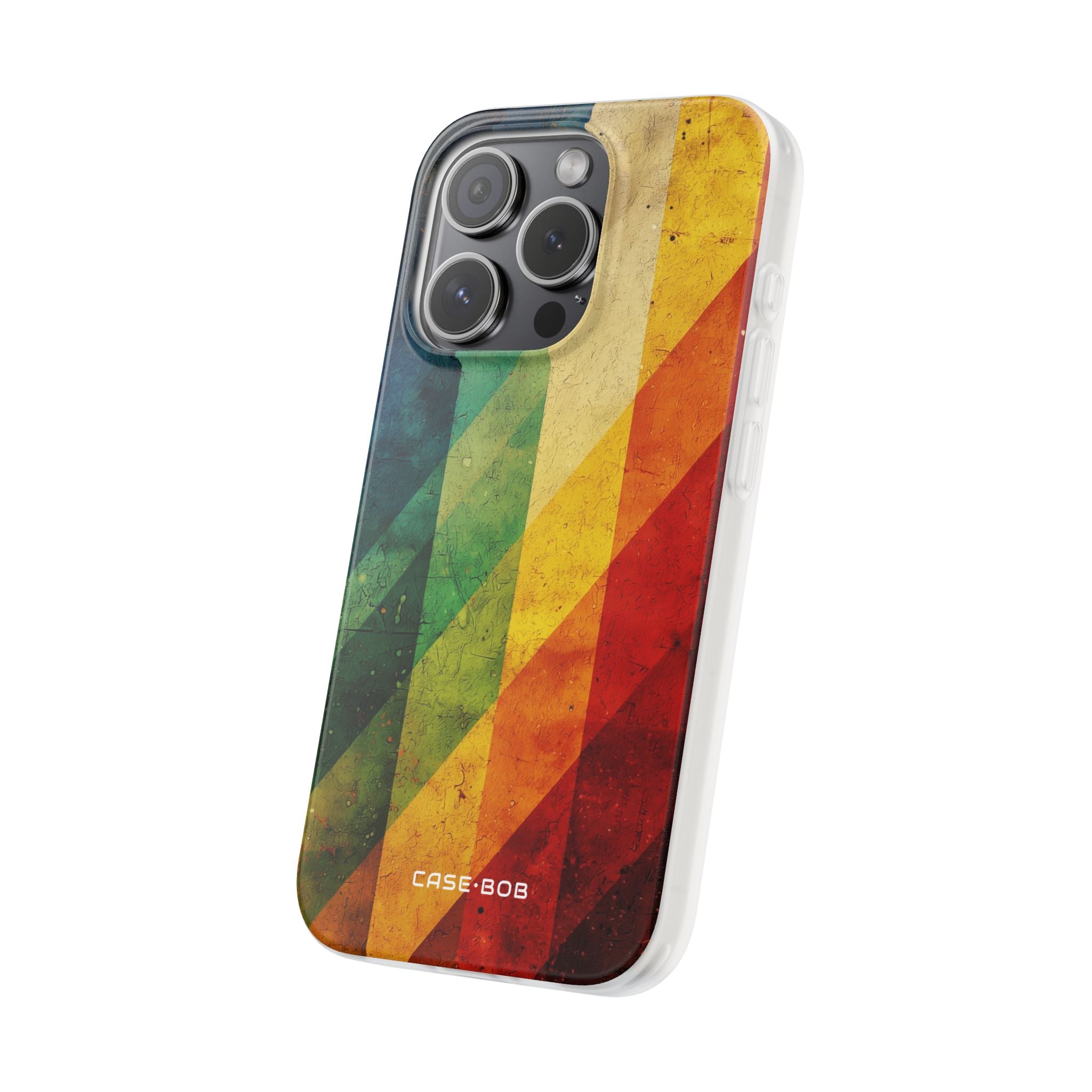 Diagonal Spectrum iPhone 15 Pro Case - Soft