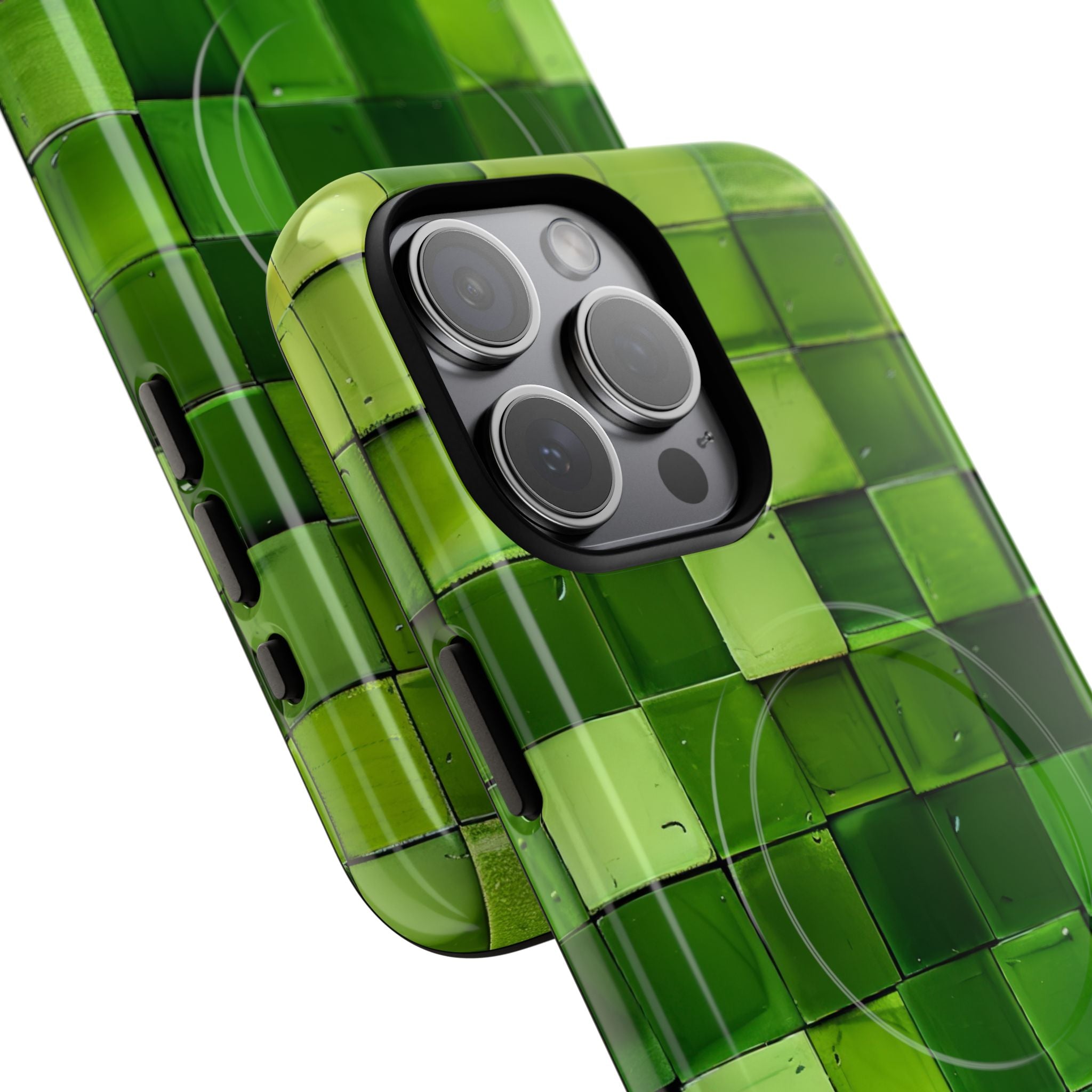 Green Tile Harmony iPhone 15 - Tough+