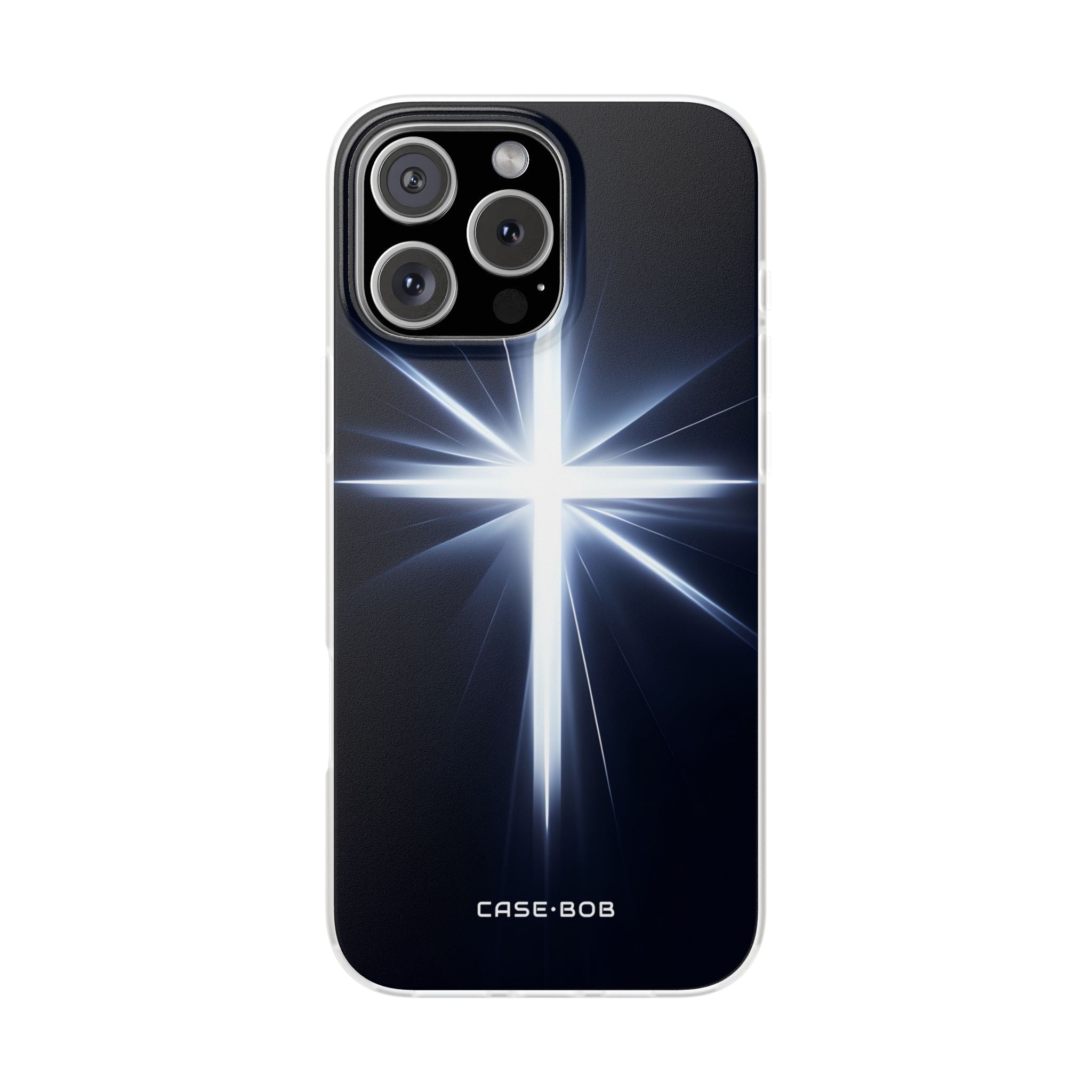 Glowing Crossburst iPhone 16 Pro Max Case - Soft