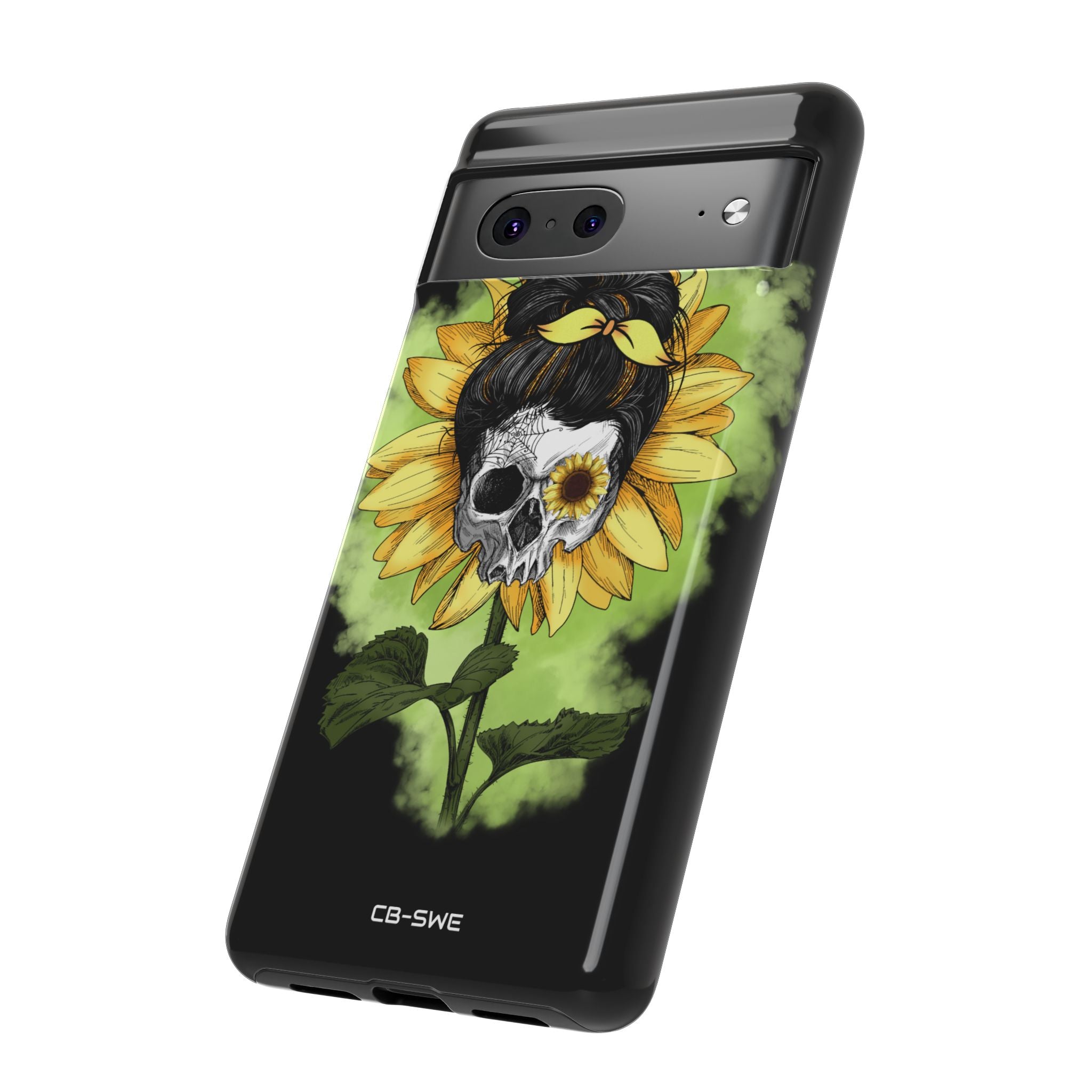 Sunflower Skull Fusion - Google Pixel Case
