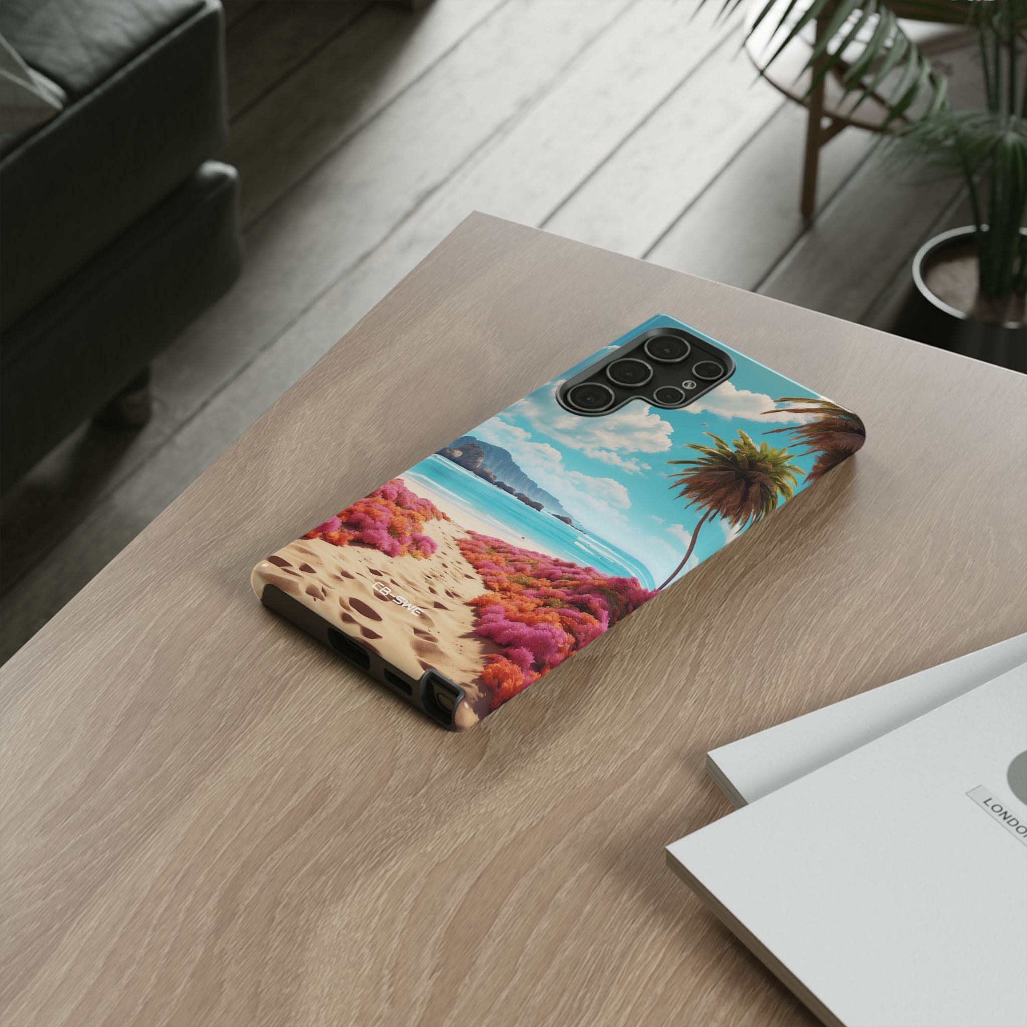 Tropical Flowers Frame - Samsung Case