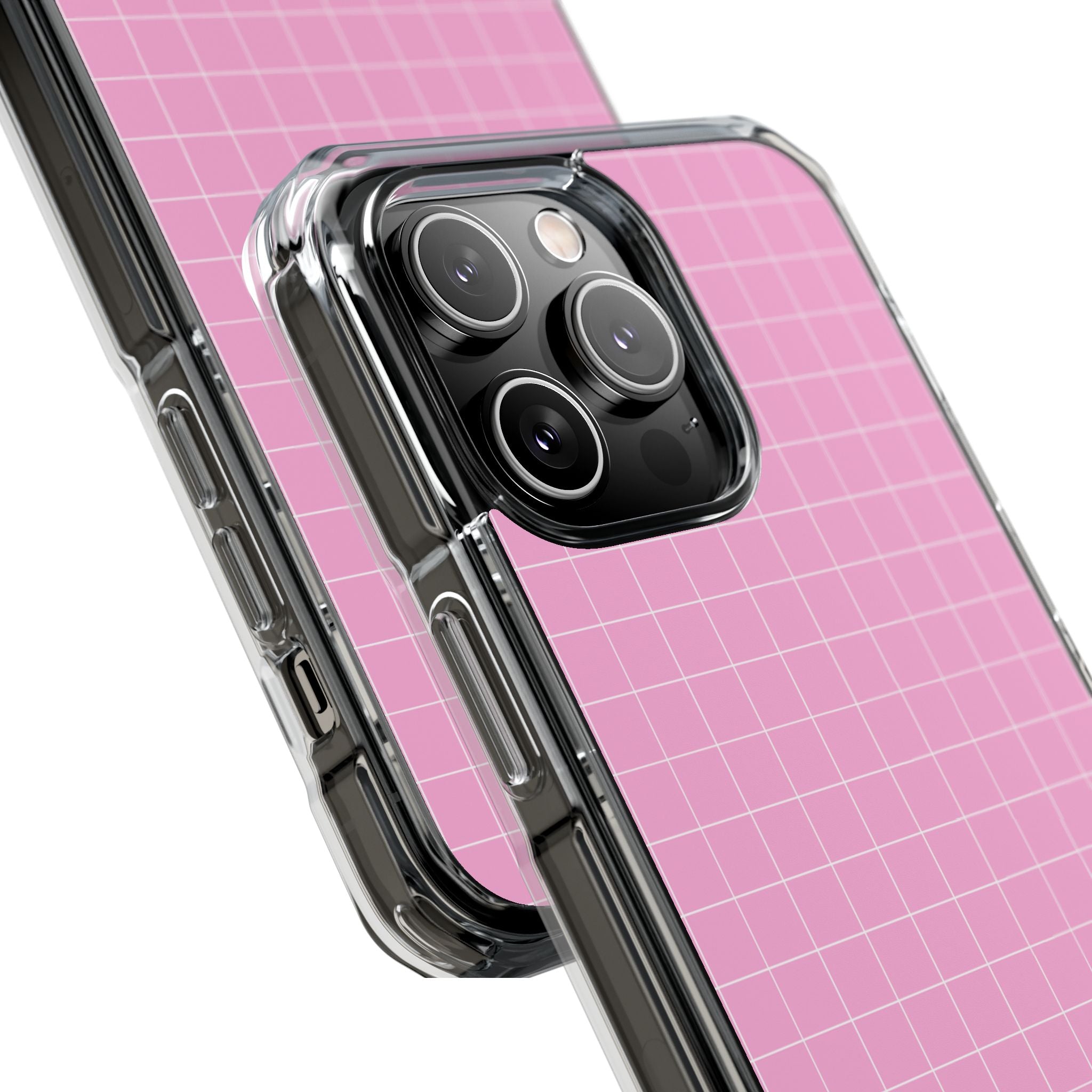 Pink Squares Align iPhone Case - Impact