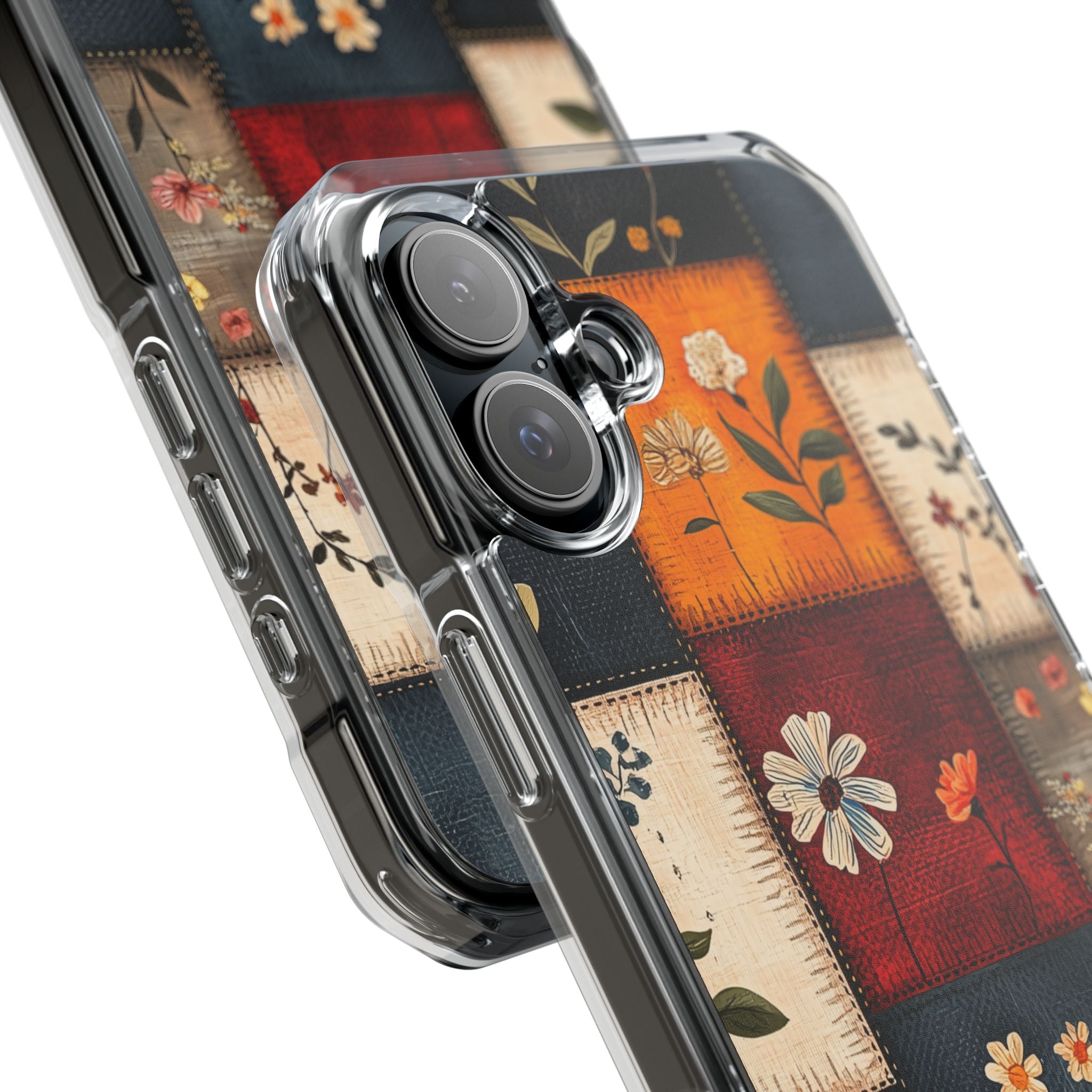 Patchwork Blooms iPhone 16 Plus Case - Impact