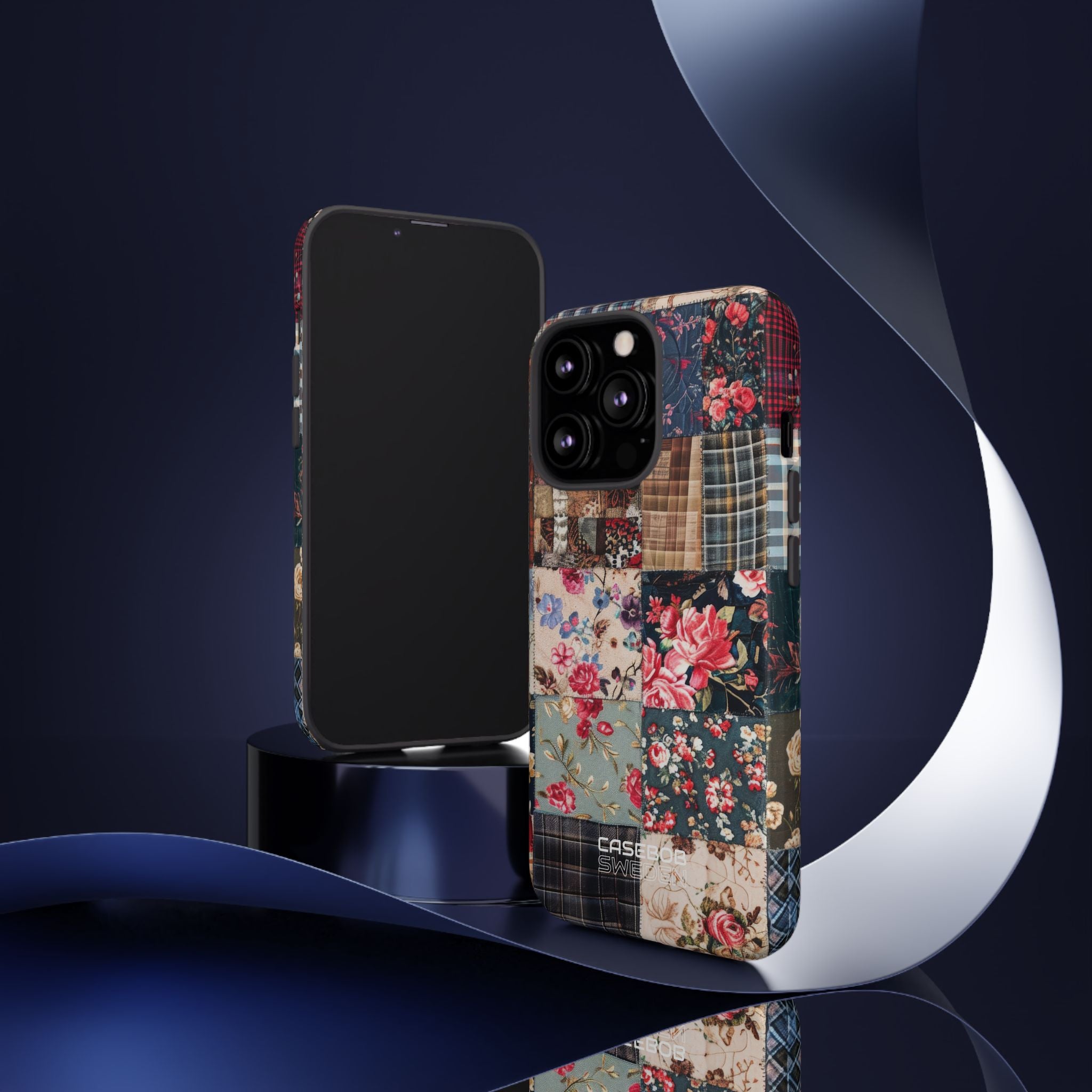 Patchwork Floral Quilt iPhone 13 - Tough