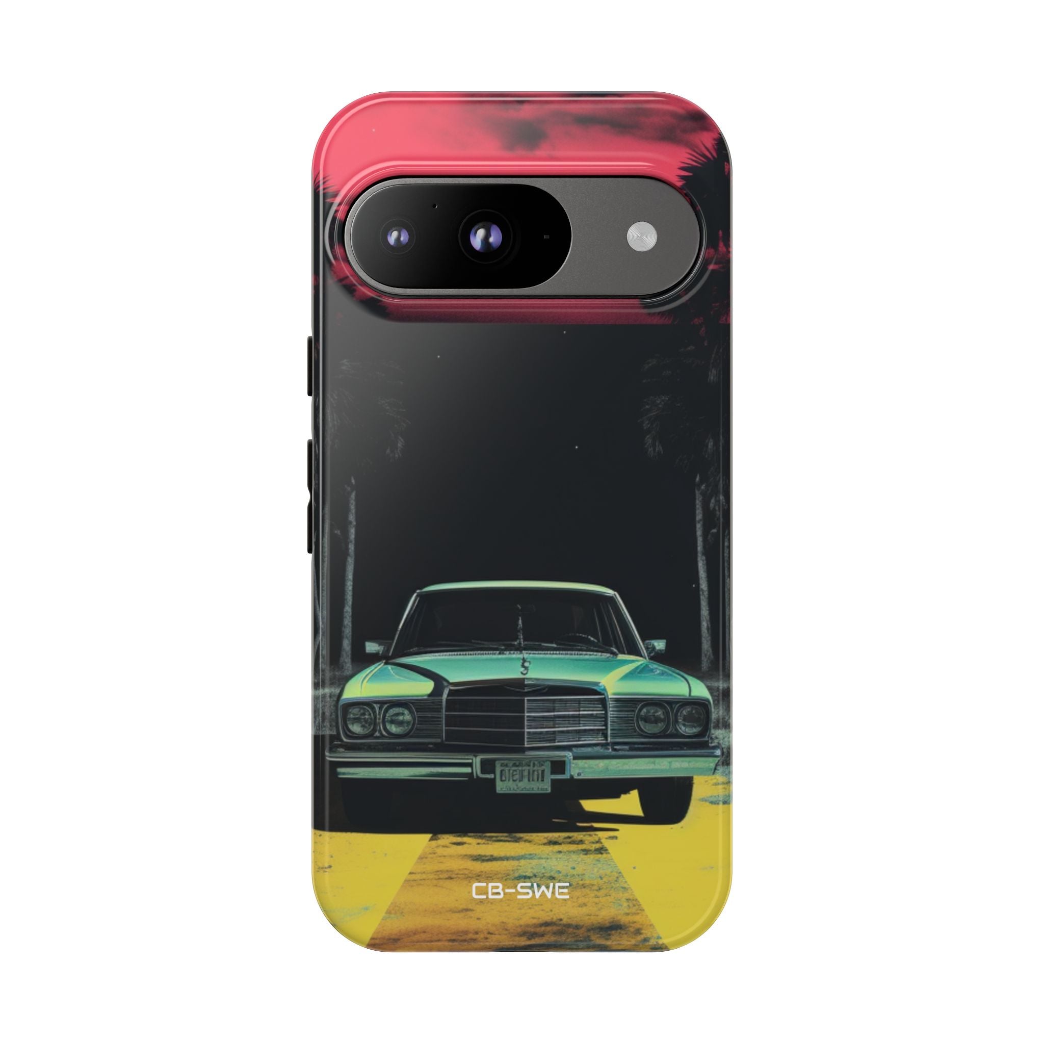 Retro Futuristic Nightscape - Google Pixel Case