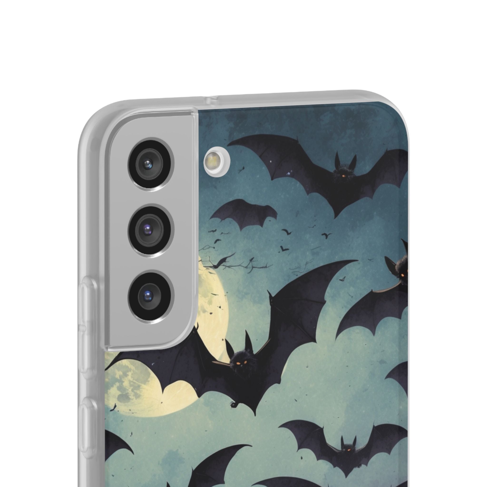 Glowing Bat Swarm Samsung S22 Plus Case - Soft