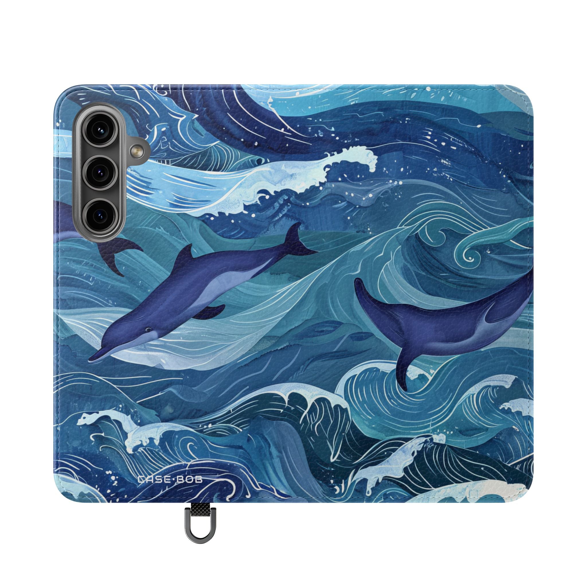 Delfiini Aalto Tanssi - Samsung S24 Case - Lompakko