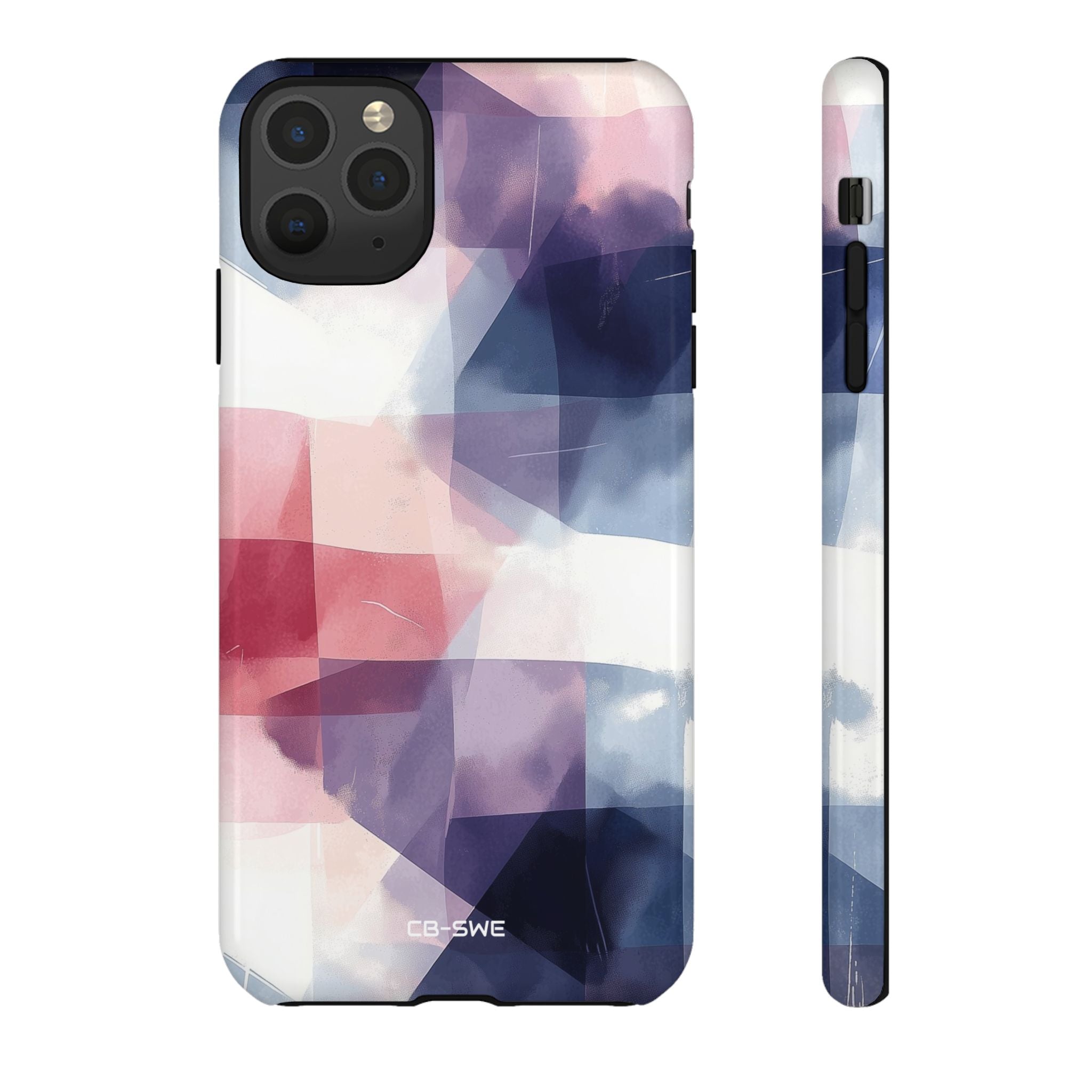 Fluid Shapes Merge - iPhone Case