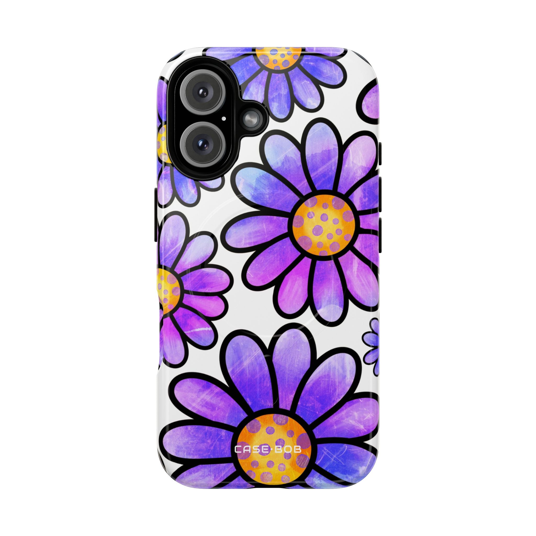Polka Dot Blooms iPhone 16 Case - Tough+
