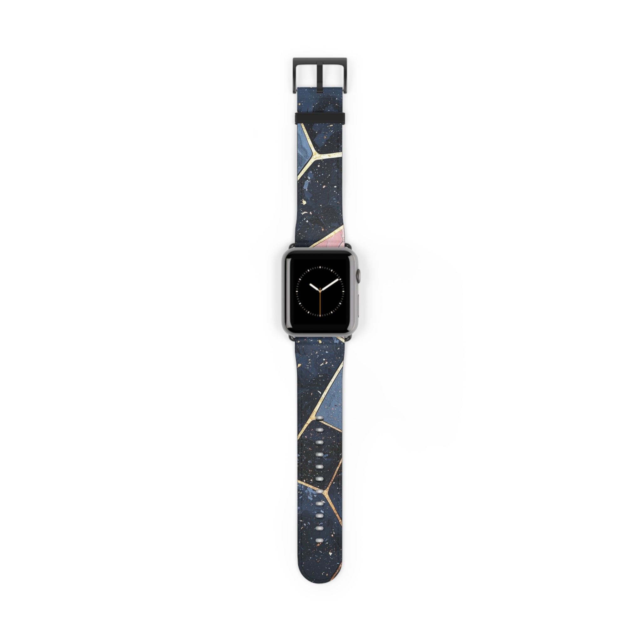 Golden Mosaic Navy - Watch Band
kultainen mosaiikki navy - ranneke