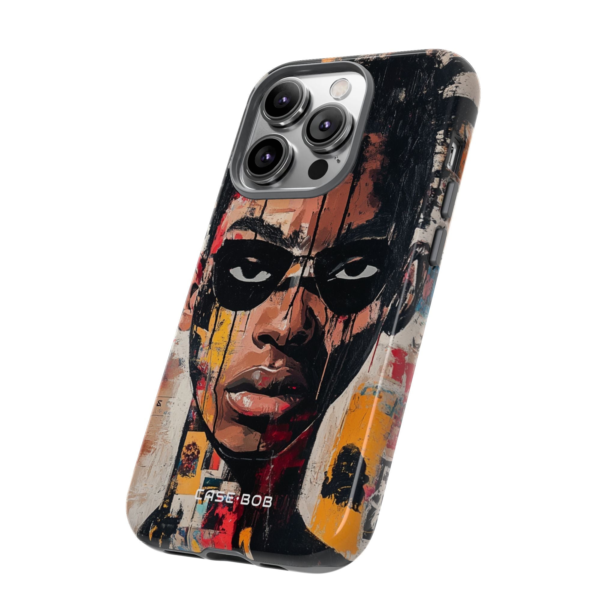 Masked Portrait Drips iPhone 14 Pro Case - Tough