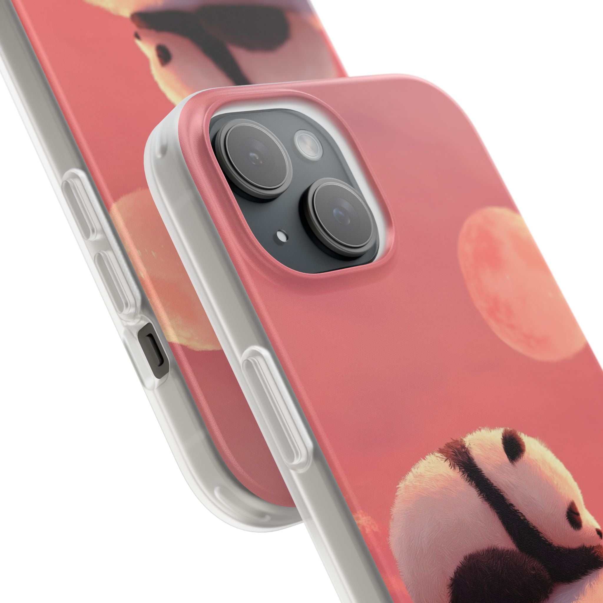 Panda Moonbeam iPhone 15 Case - Soft