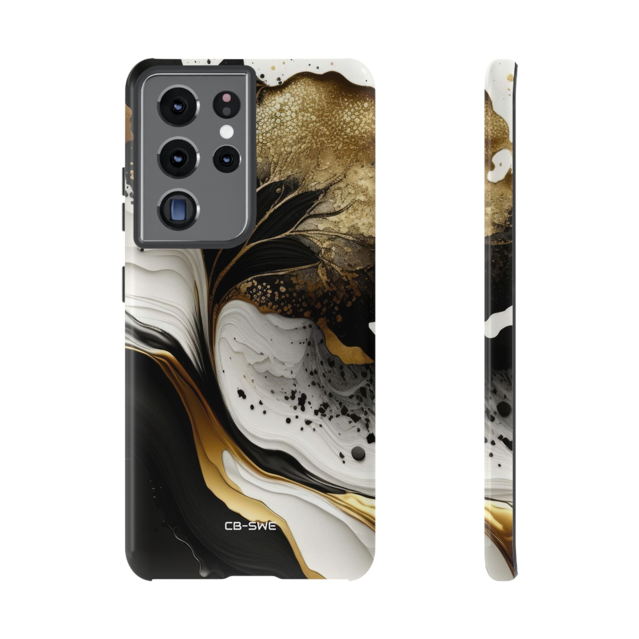 Gold Swirl Elegance - Samsung Case