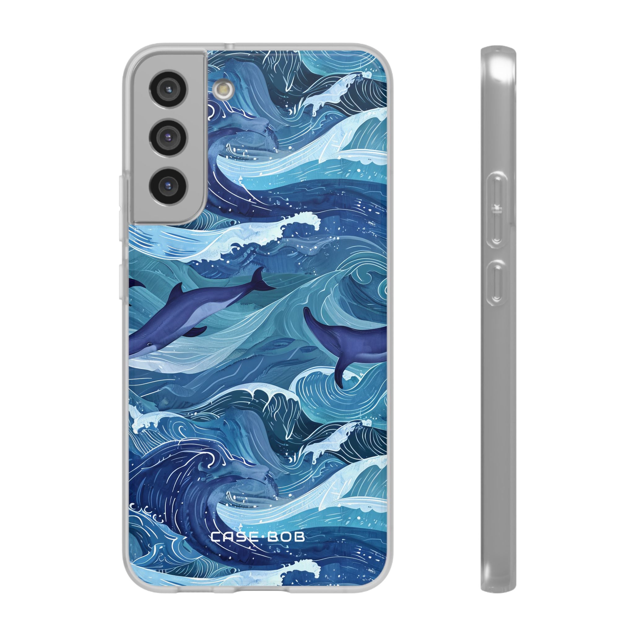 Dolphin Waves Samsung S22 Plus Case - Soft