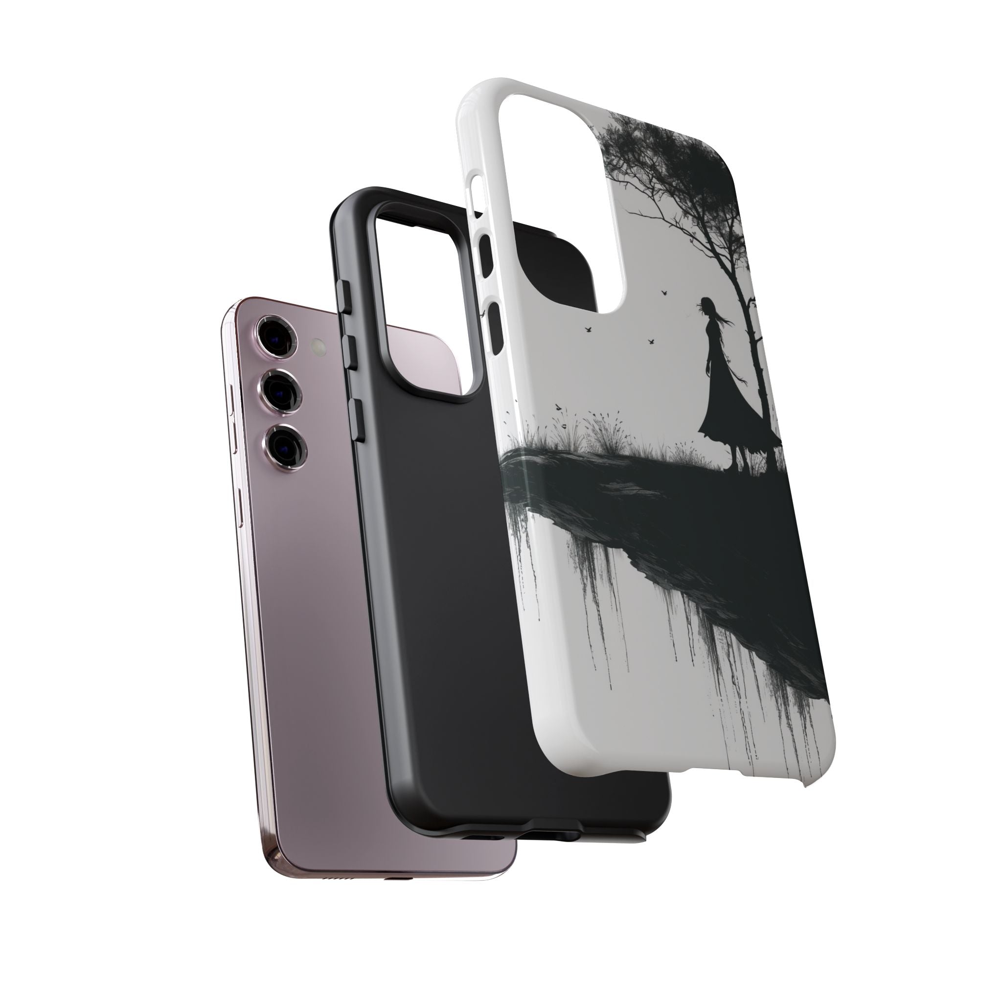 Cliffside Silhouette Samsung S23 Plus Case - Tough