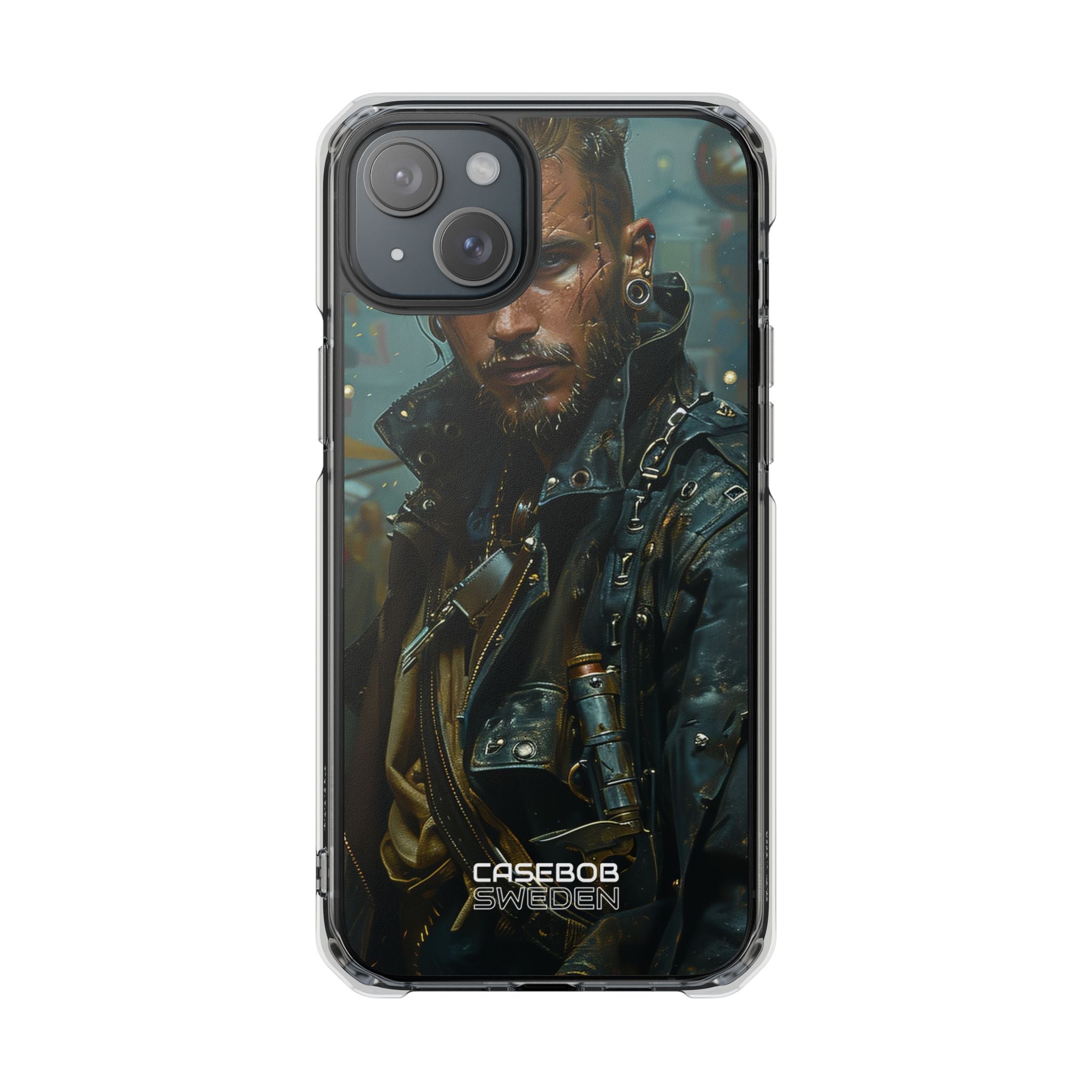 Cyber Rebel Portrait iPhone 15 - Impact Clear+